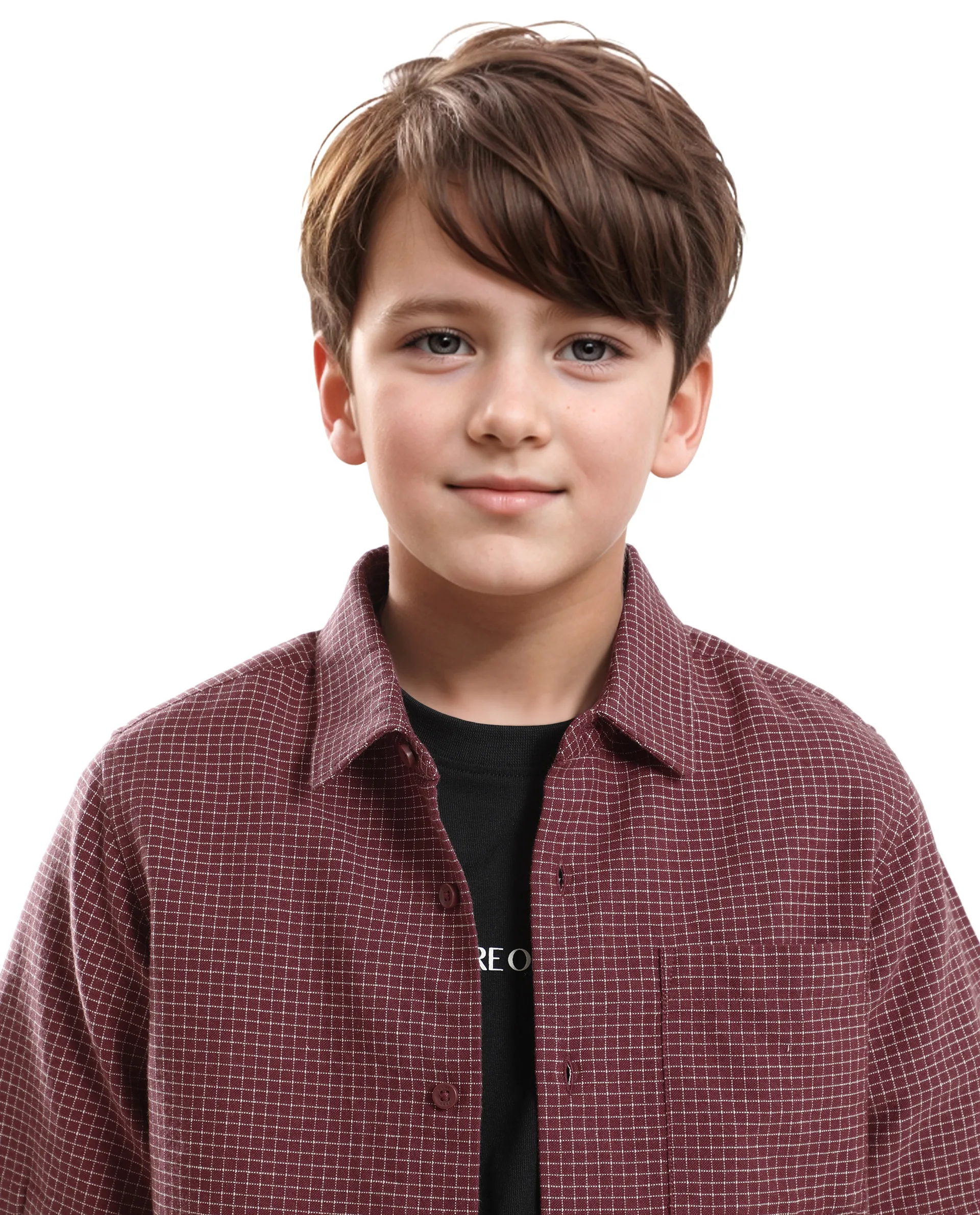 Rare Ones Kids Dornt Rust Cotton Half Sleeve Button Printed Regular Fit Shirt - Image 3