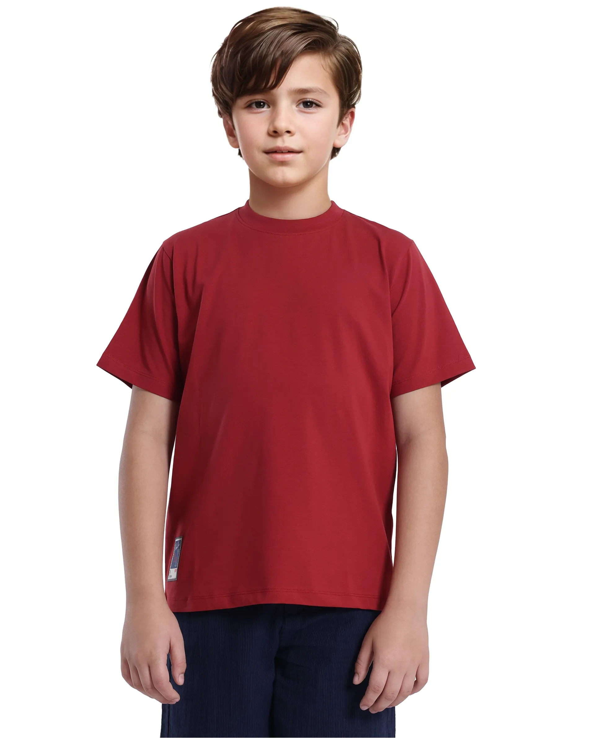Rare Ones Kids Fury Red Cotton Blend Short Sleeve Crew Neck Printed T-Shirt - Image 2