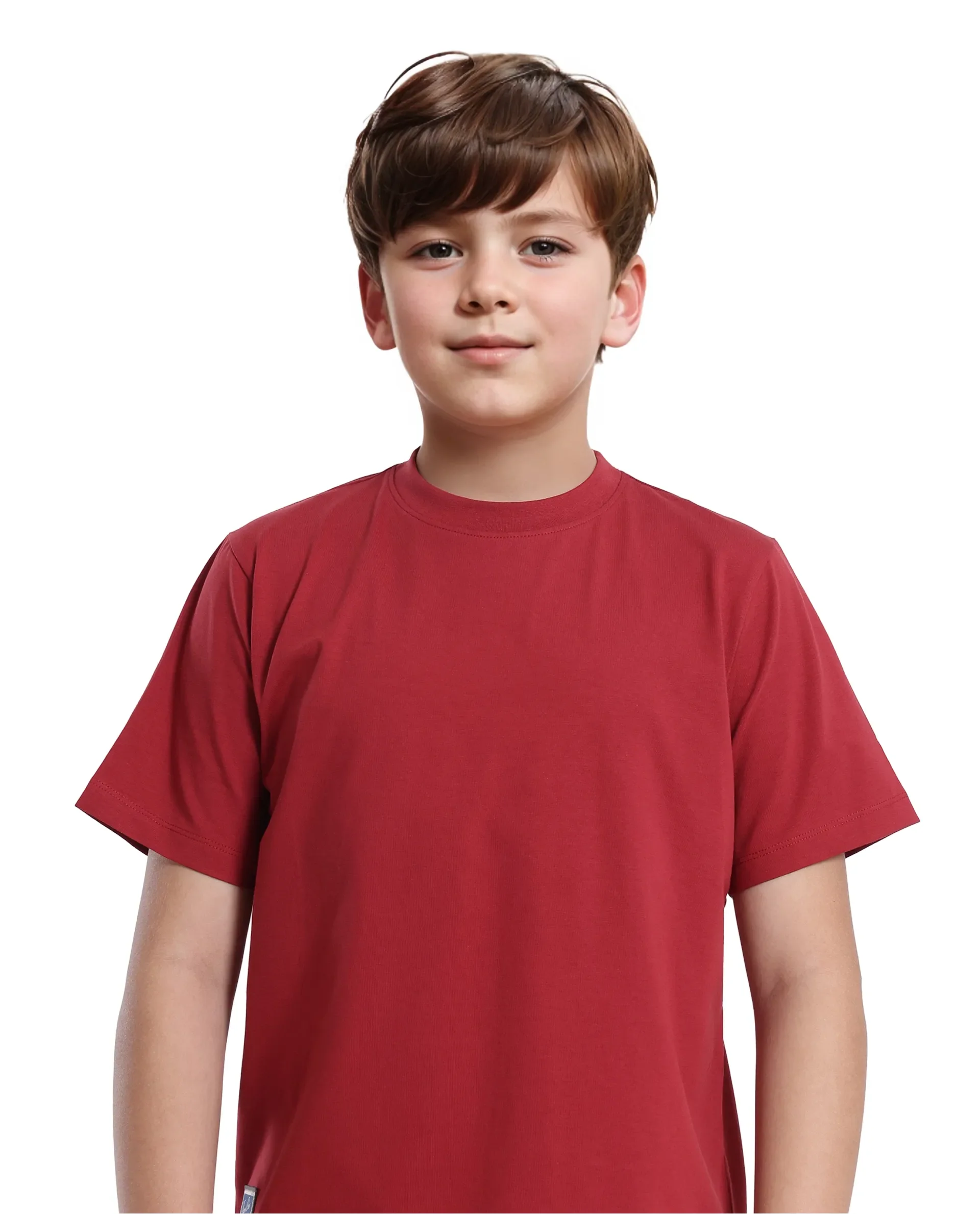 Rare Ones Kids Fury Red Cotton Blend Short Sleeve Crew Neck Printed T-Shirt - Image 4
