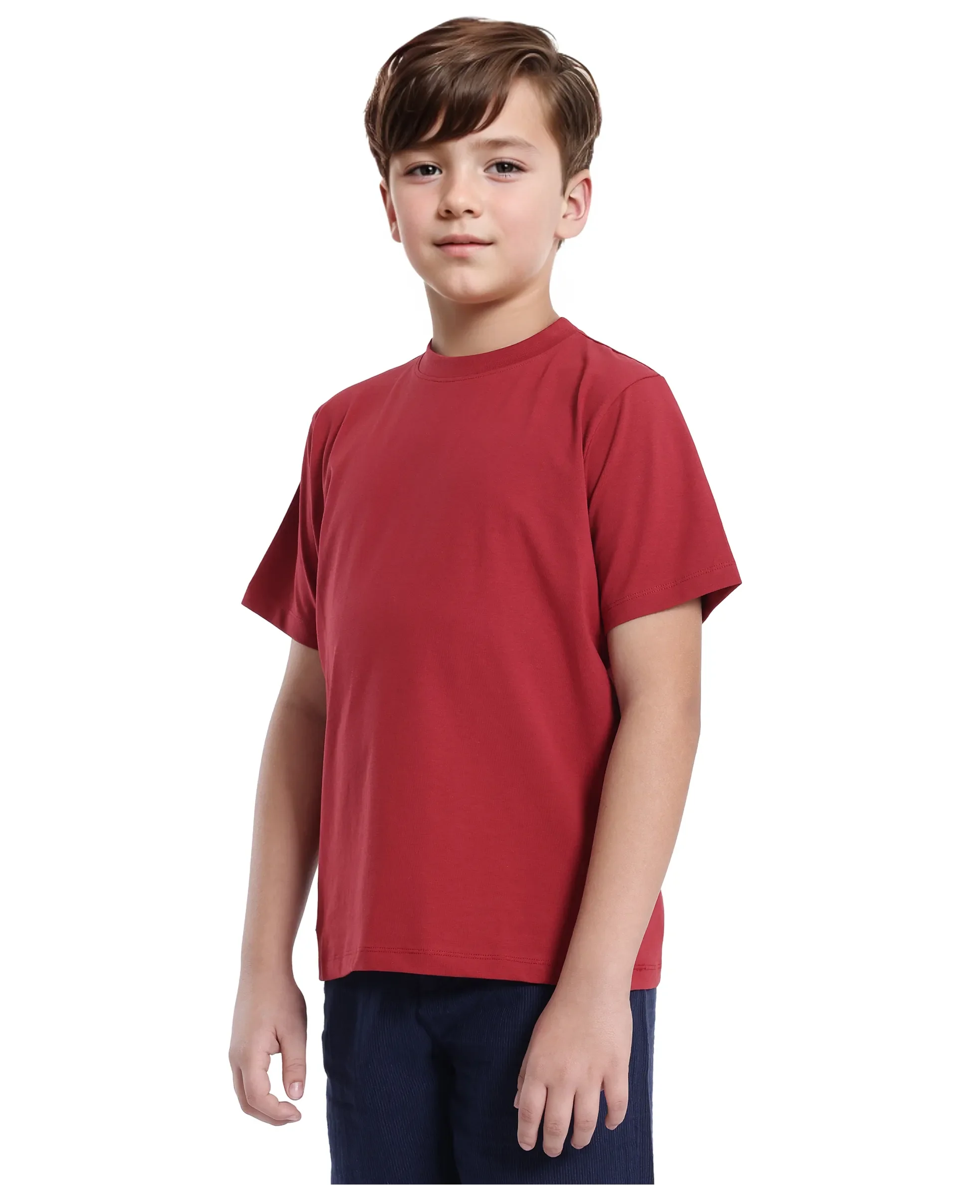 Rare Ones Kids Fury Red Cotton Blend Short Sleeve Crew Neck Printed T-Shirt - Image 7