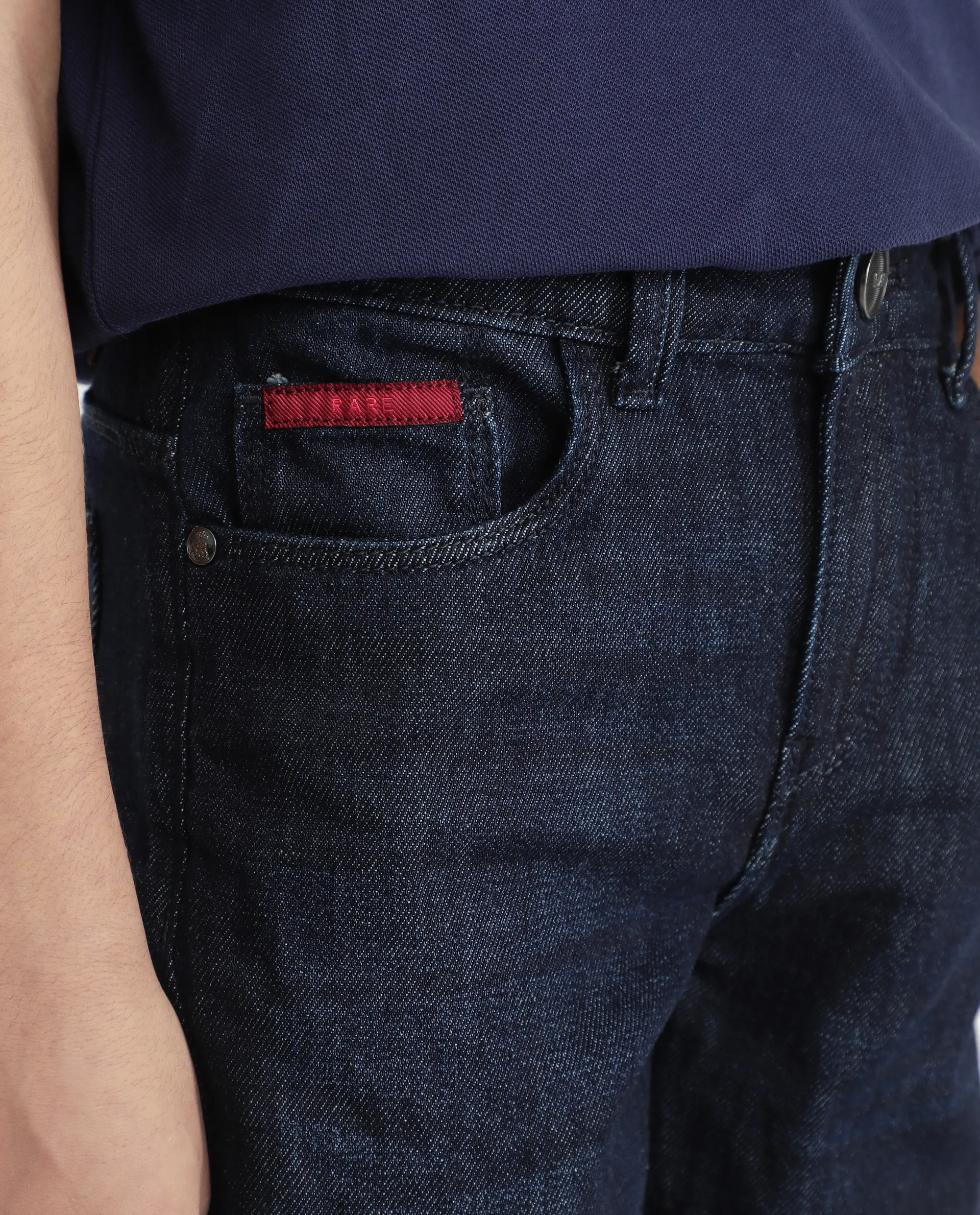 Rare Ones Kids Ivan Dark Blue Slim Fit Denim Pant - Image 5