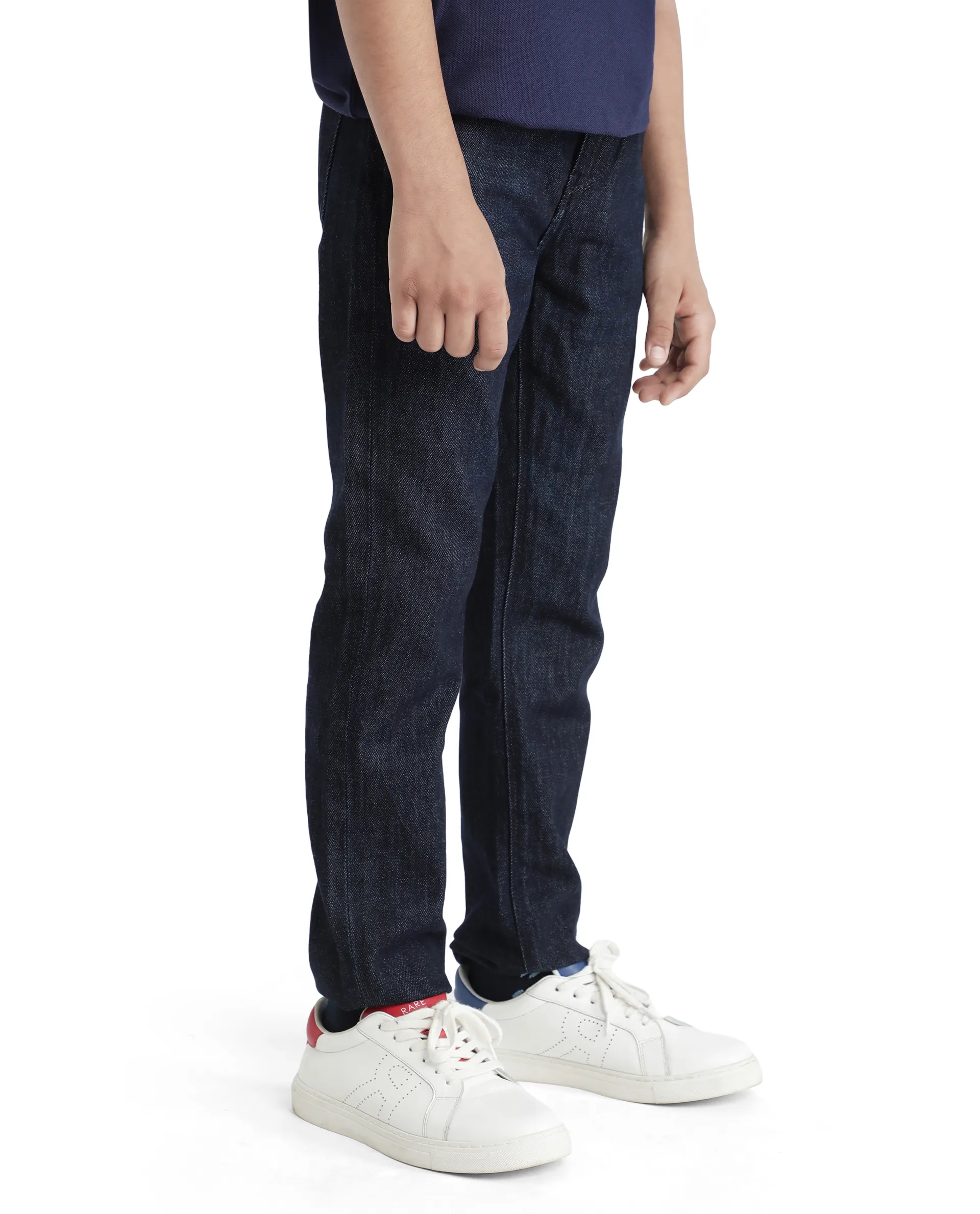 Rare Ones Kids Ivan Dark Blue Slim Fit Denim Pant - Image 7