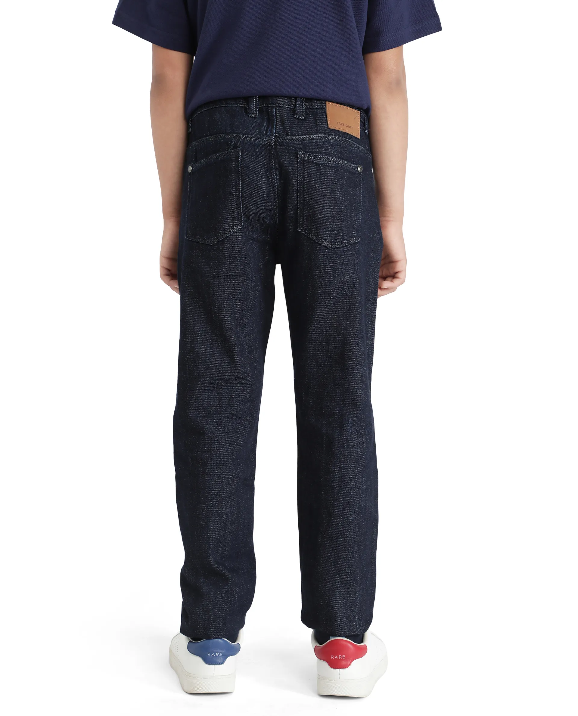 Rare Ones Kids Ivan Dark Blue Slim Fit Denim Pant - Image 9