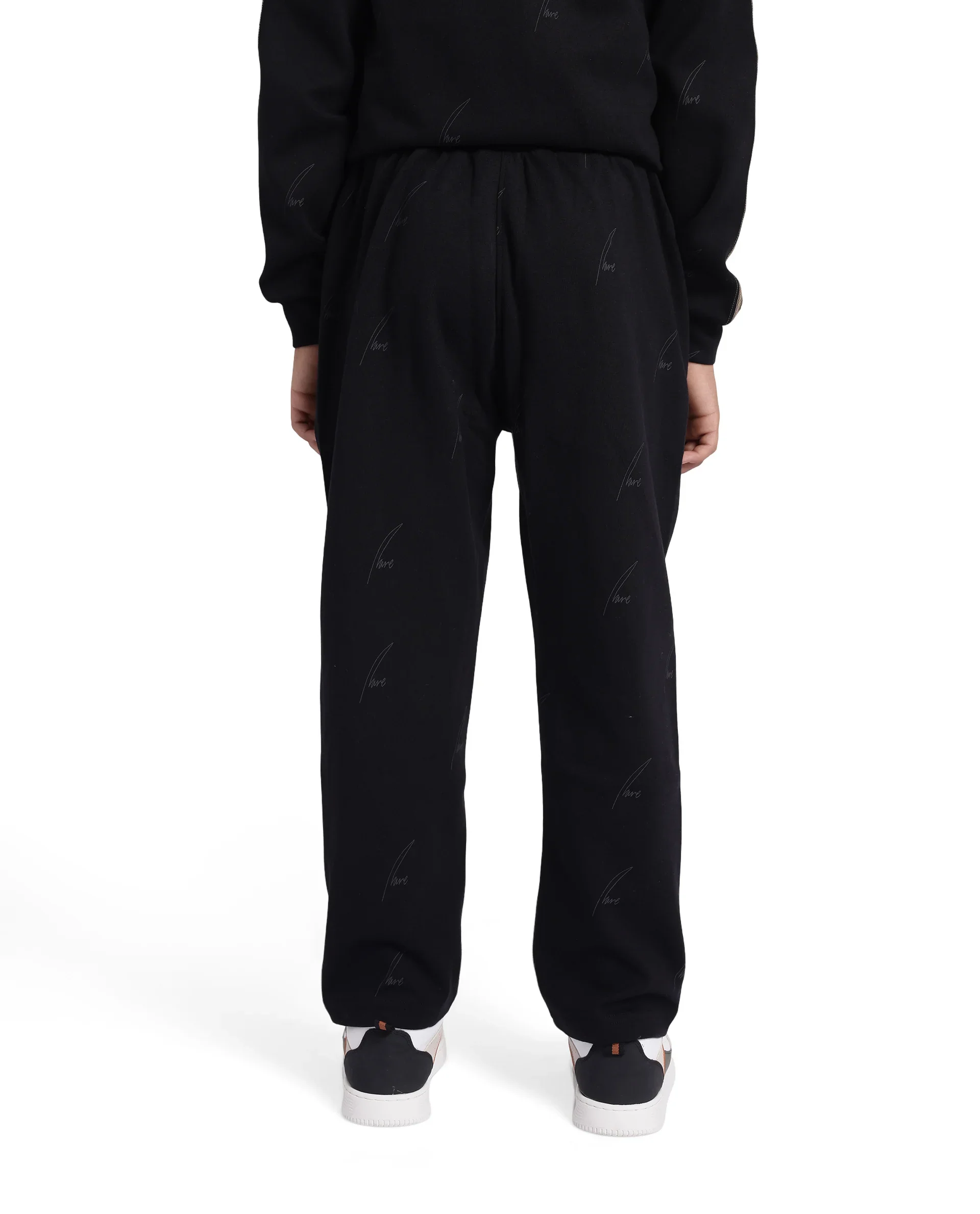 Rare Ones Kids Jeck Black Cotton Poly Jelly Print Trackpant - Image 7