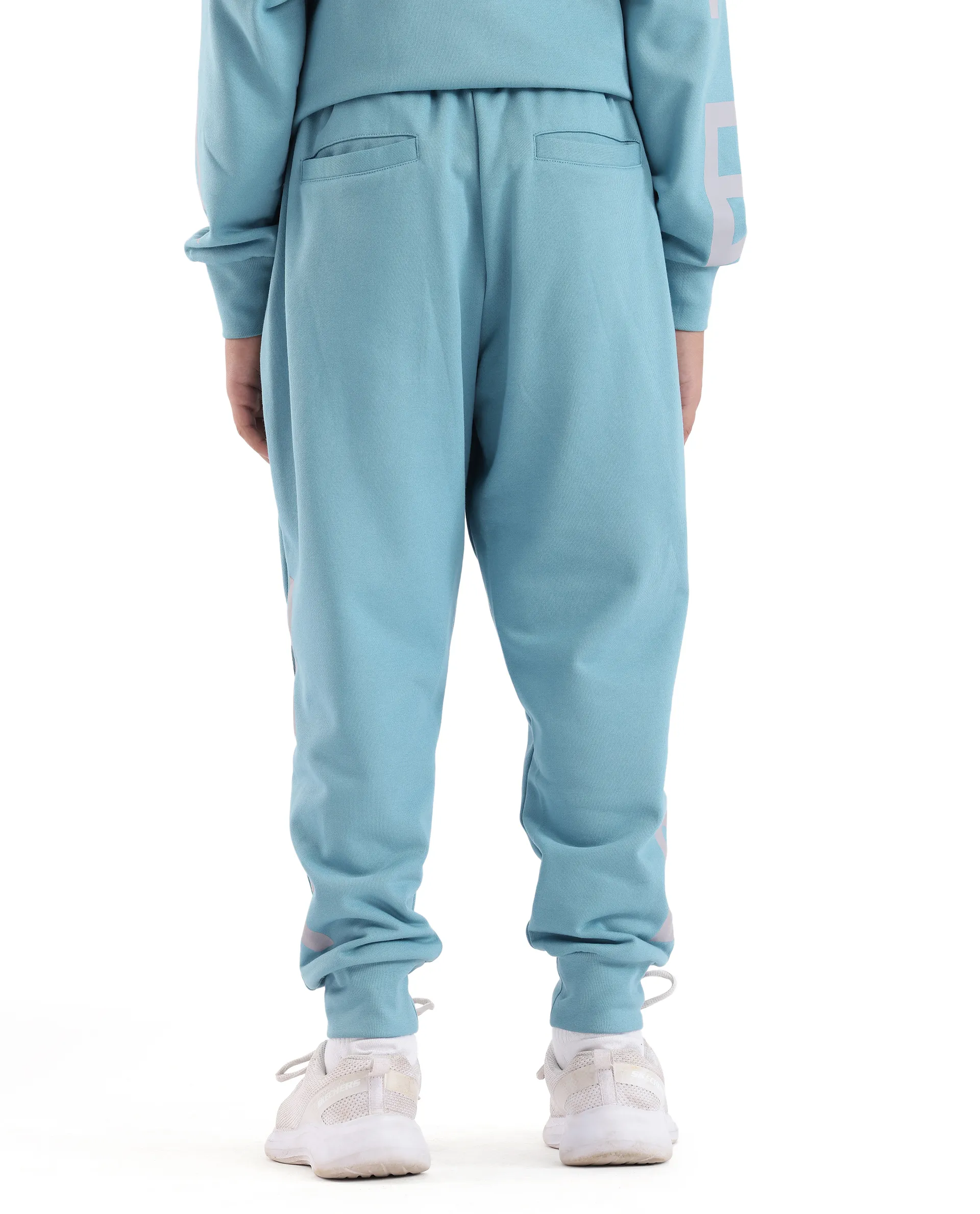 Rare Ones Kids Joe Blue Cotton Poly Plastisol Print Trackpant - Image 8