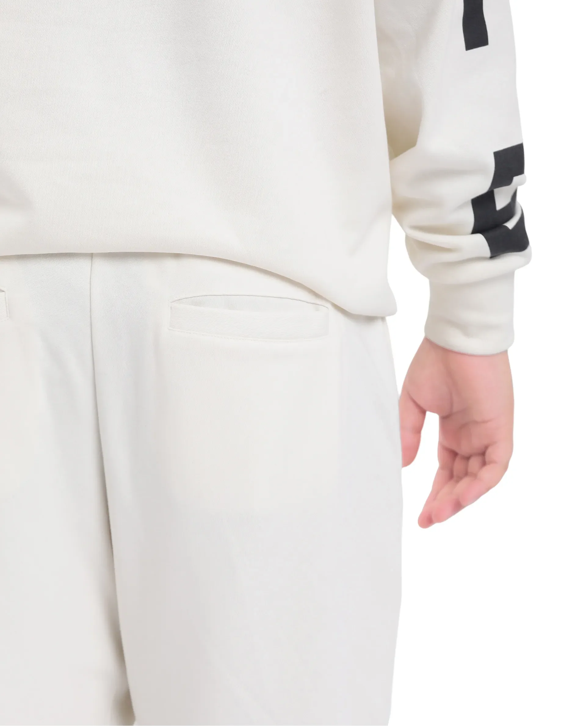 Rare Ones Kids Joe Off White Cotton Poly Plastisol Print Trackpant - Image 4