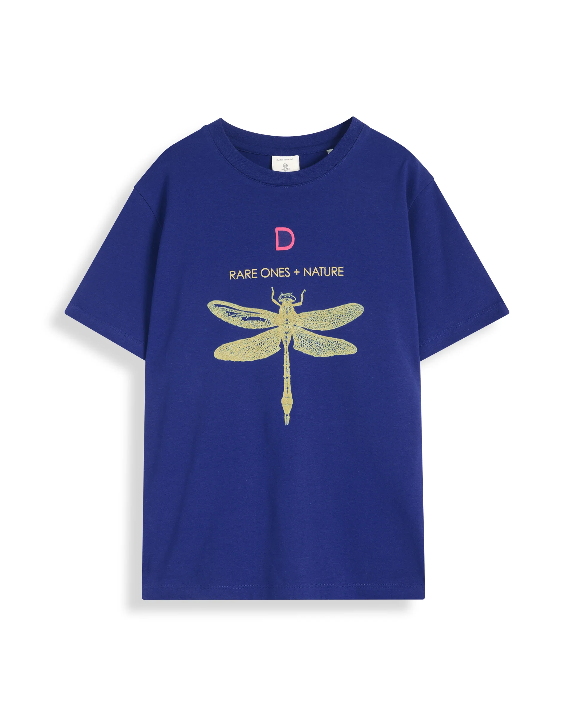 Rare Ones Kids Jos Blue Cotton Blend Short Sleeve Regular Fit Hd Placement Print T-Shirt - Image 2