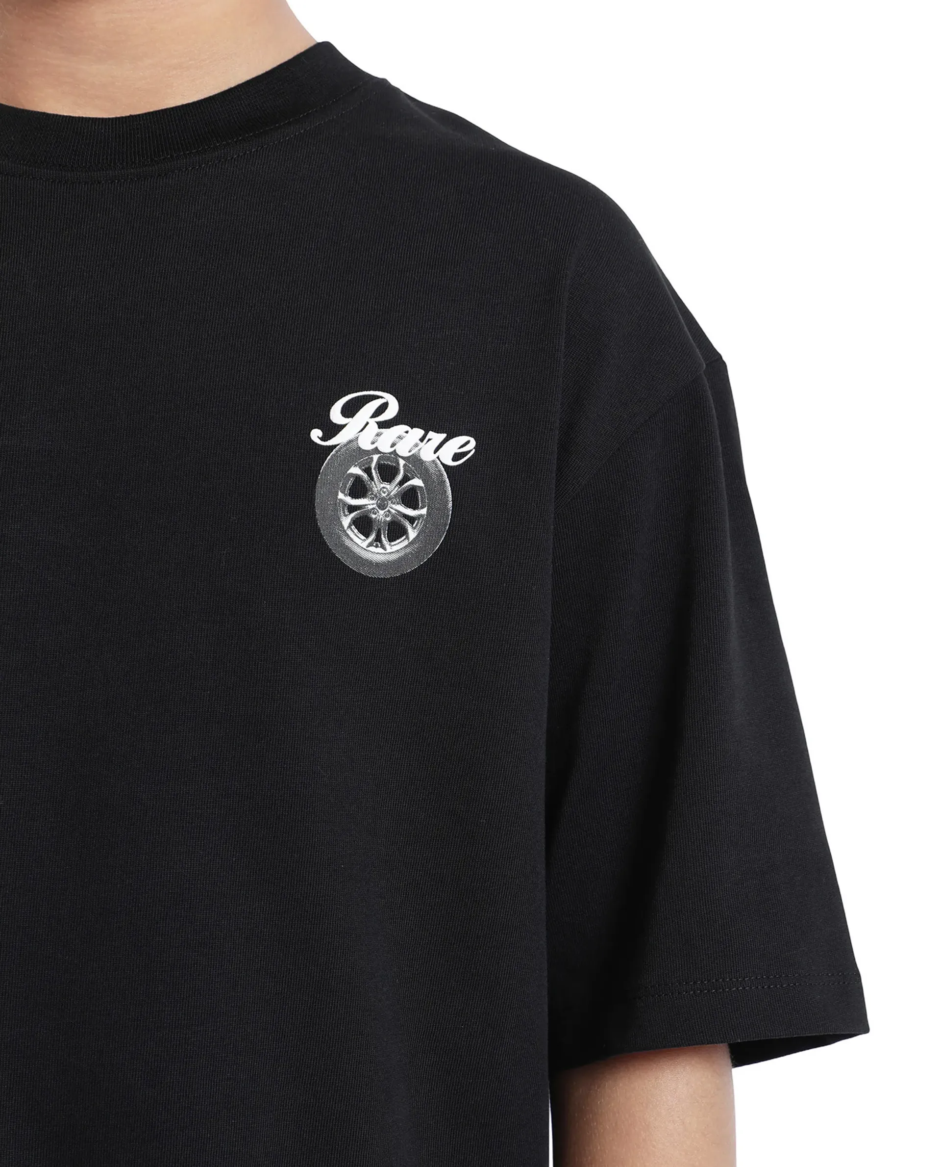 Rare Ones Kids Knox Black Cotton Short Sleeve Crew Neck Graphic Printed T-Shirt - Image 5