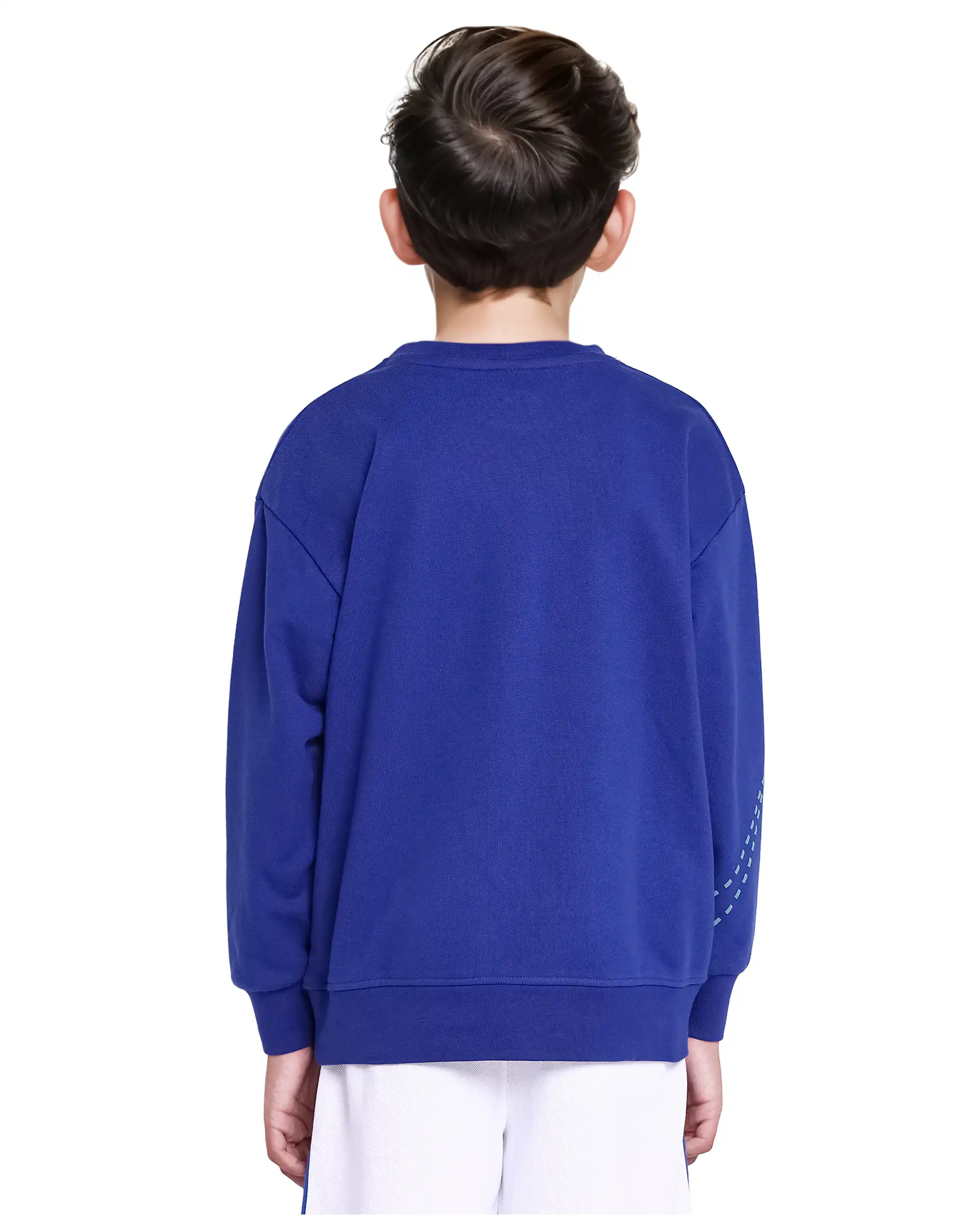 Rare Ones Kids Kole Blue Cotton Poly Full Sleeve Hd Print Sweatshirt - Image 9