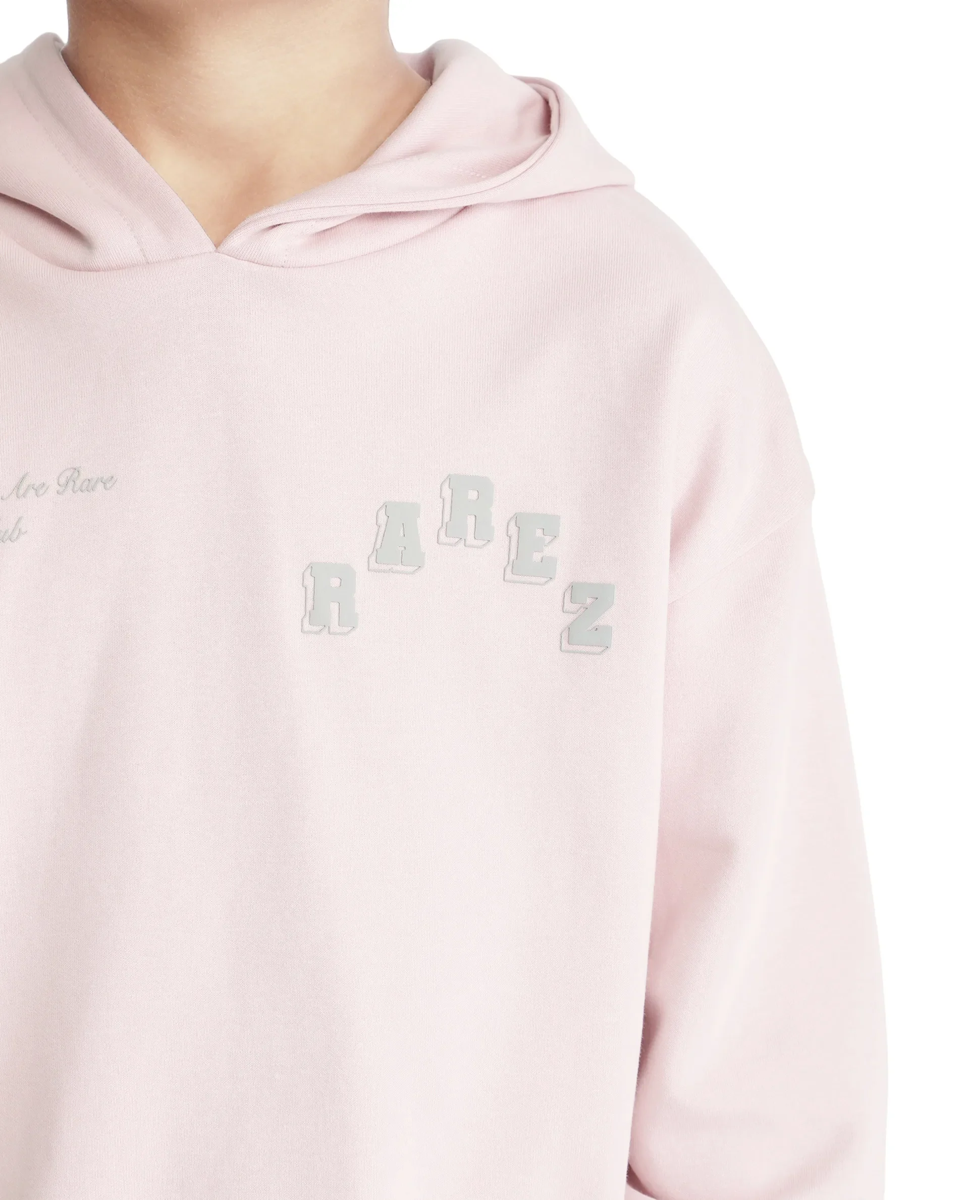 Rare Ones Kids Linden Pink Cotton Poly Full Sleeve Embroidered Sweatshirt - Image 4