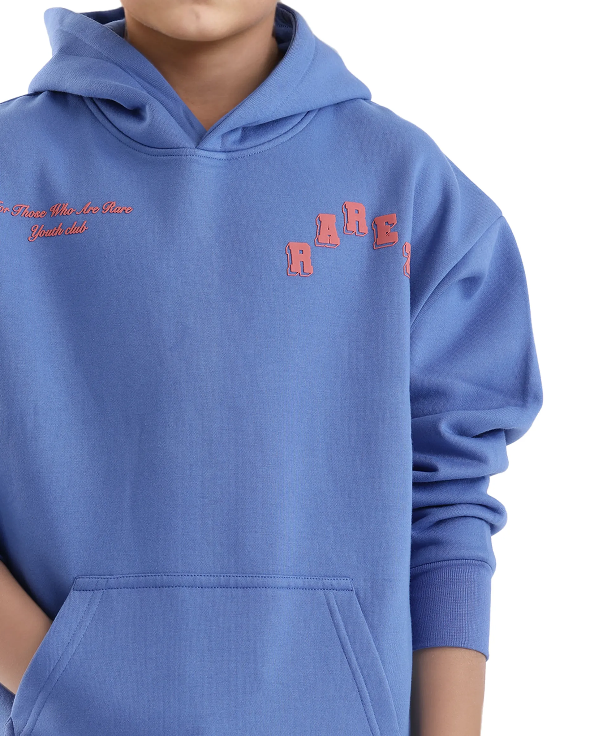 Rare Ones Kids Linto Blue Cotton Poly Full Sleeve Hd Print And Towel Embroidered Sweatshirt - Image 4