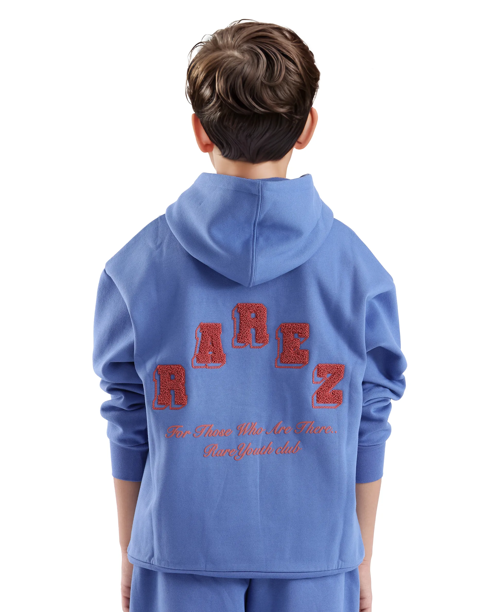 Rare Ones Kids Linto Blue Cotton Poly Full Sleeve Hd Print And Towel Embroidered Sweatshirt - Image 8