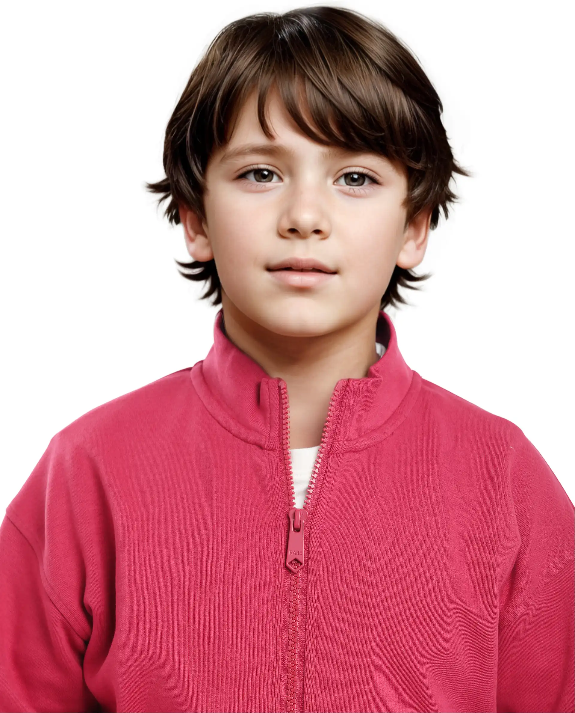 Rare Ones Kids Manttn Red Cotton Poly Full Sleeve Applique Jacket - Image 4