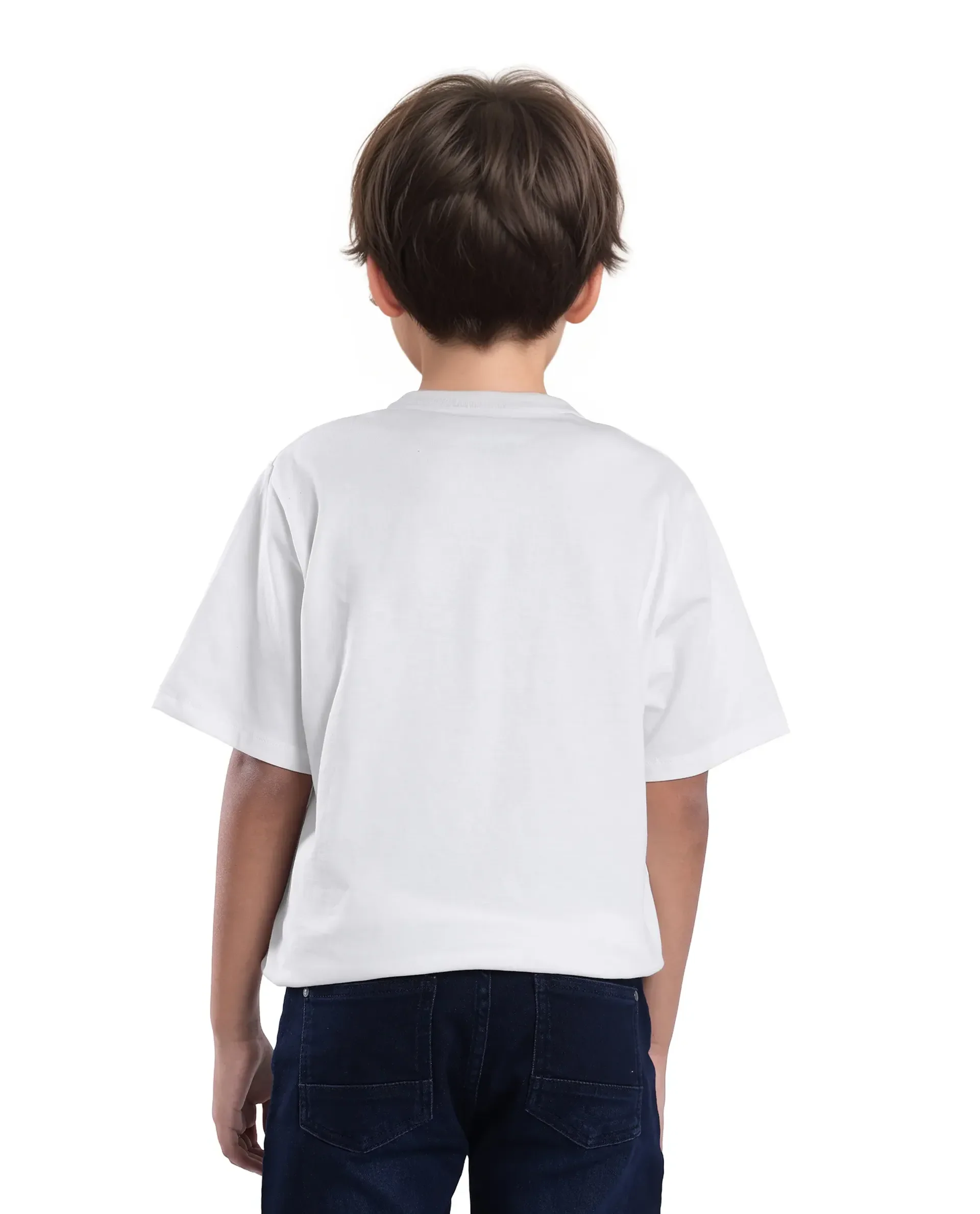Rare Ones Kids Marn Off White Cotton Half Sleeve Printed Slip-On Closure Regular Fit T-Shirt - Image 6