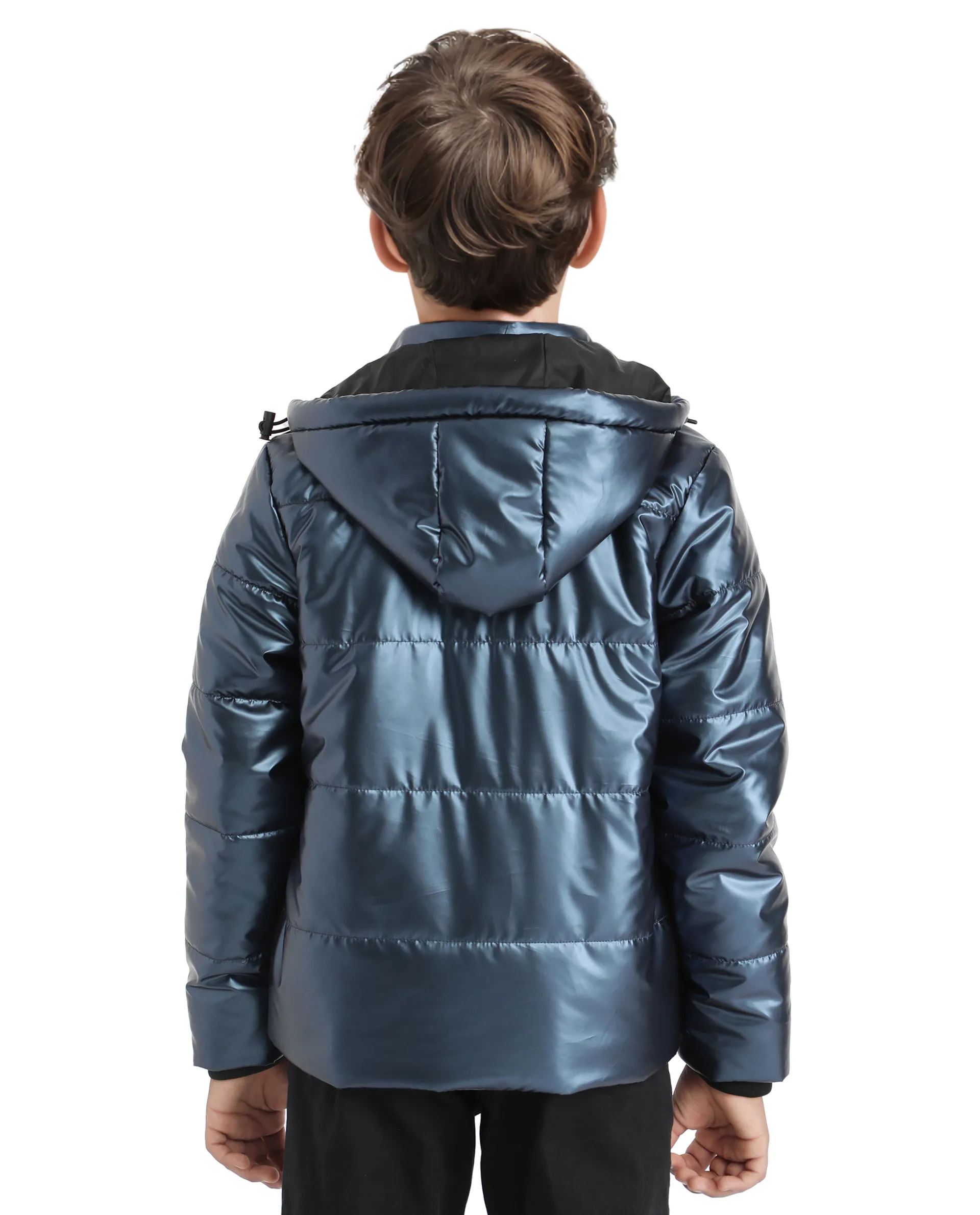 Rare Ones Kids Napier Flouroscent Purple Polyester Full Sleeve Solid Jacket - Image 10