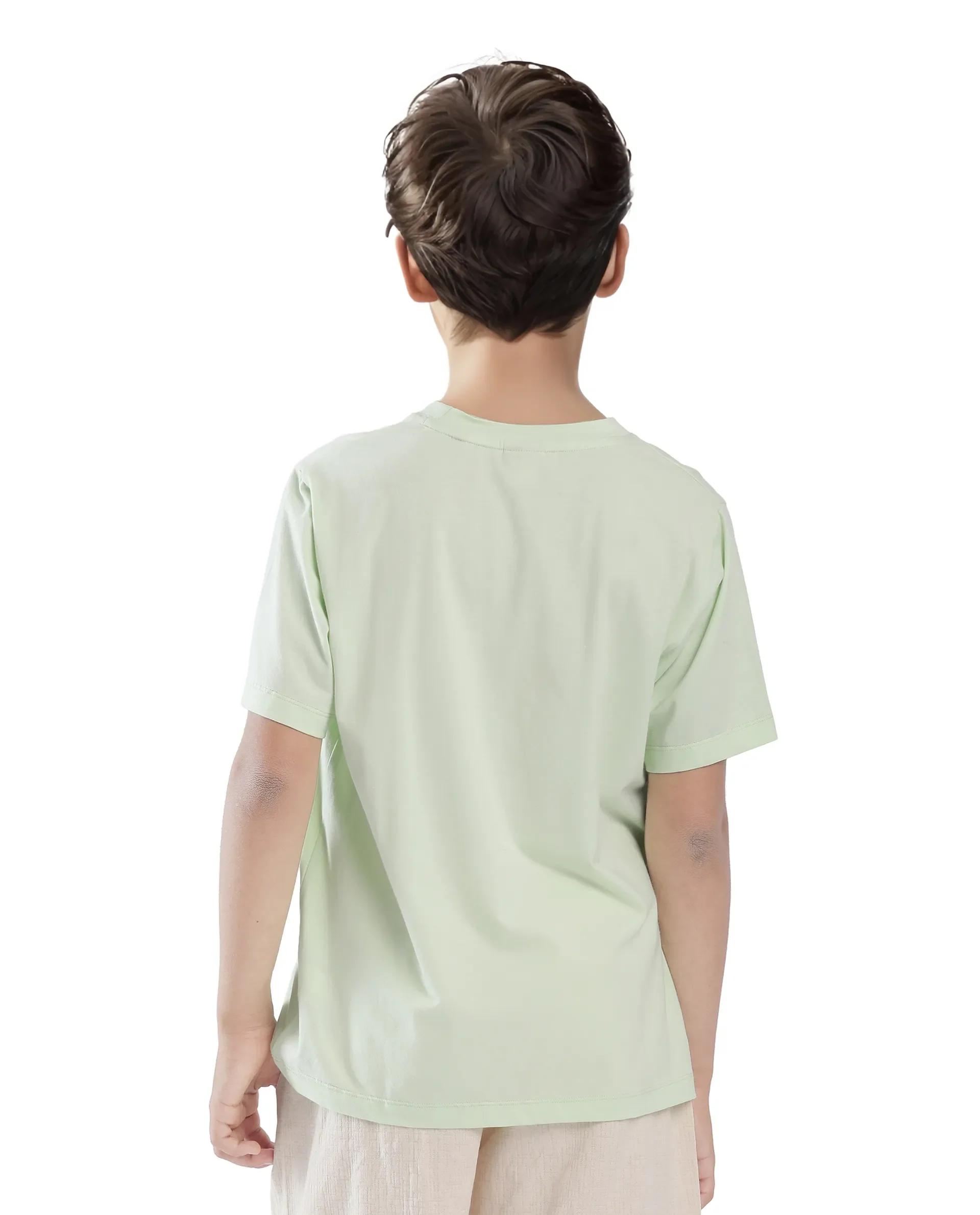 Rare Ones Kids Nemo Light Green Cotton Blend Short Sleeve Crew Neck Print T-Shirt - Image 10