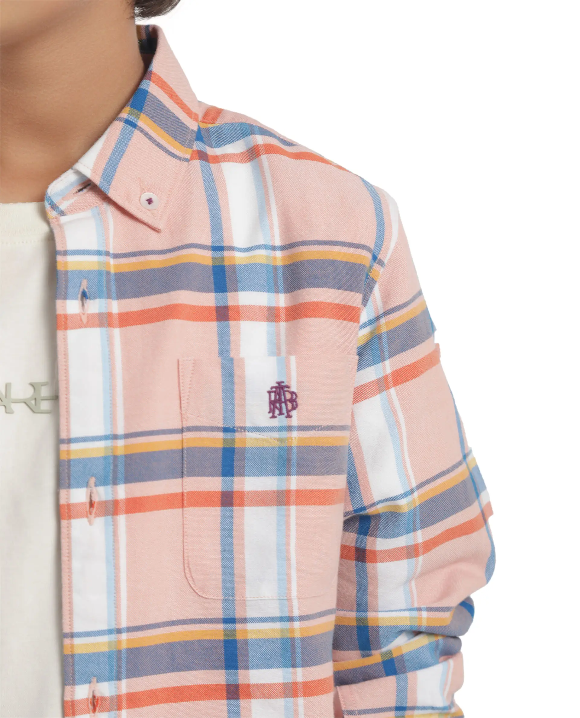 Rare Ones Kids Nes Pink Cotton Full Sleeves Button Down Regular Fit Checked Shirt - Image 4