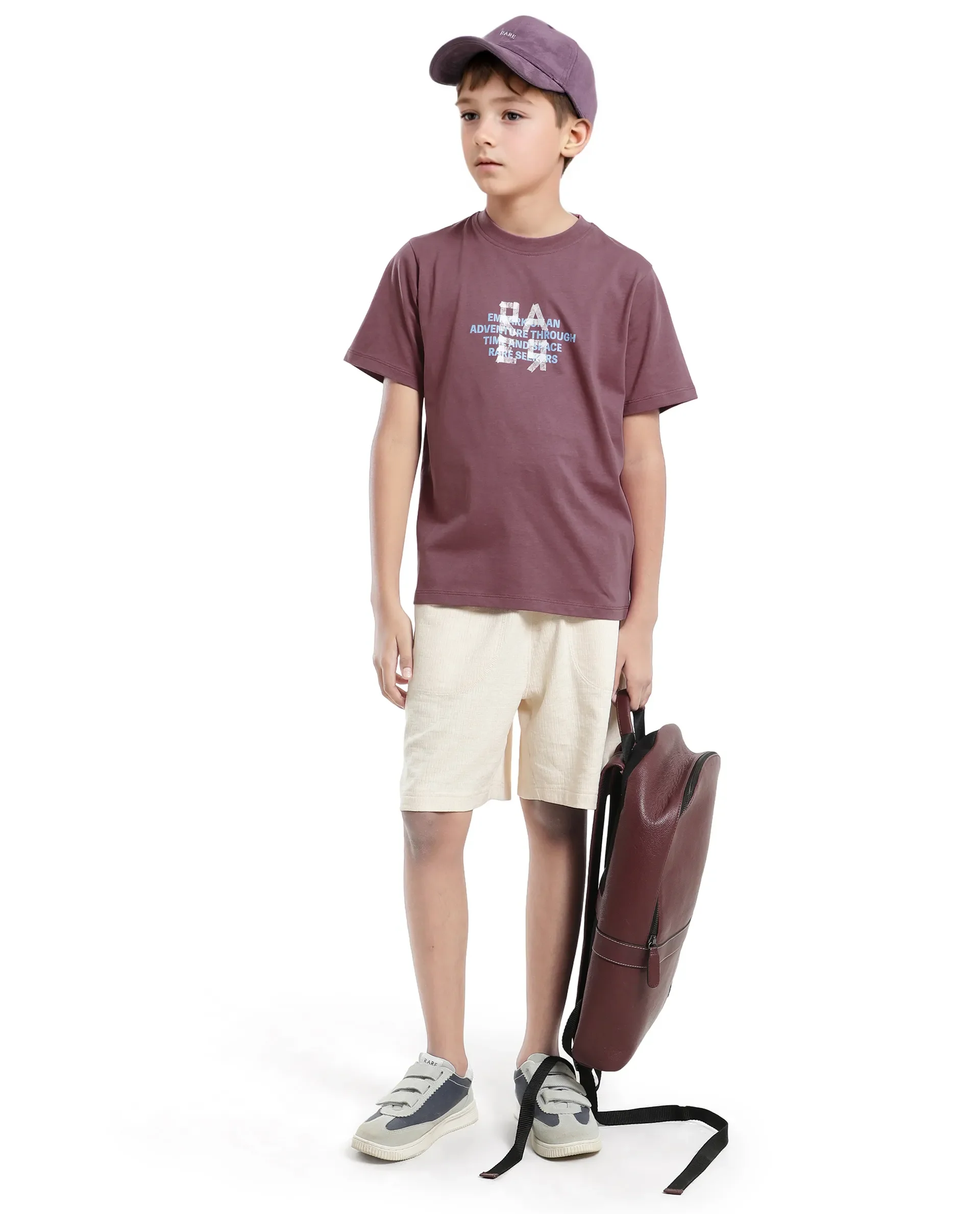 Rare Ones Kids Nova Pink Cotton Half Sleeve Printed Slip-On Closure Regular Fit T-Shirt - Image 2