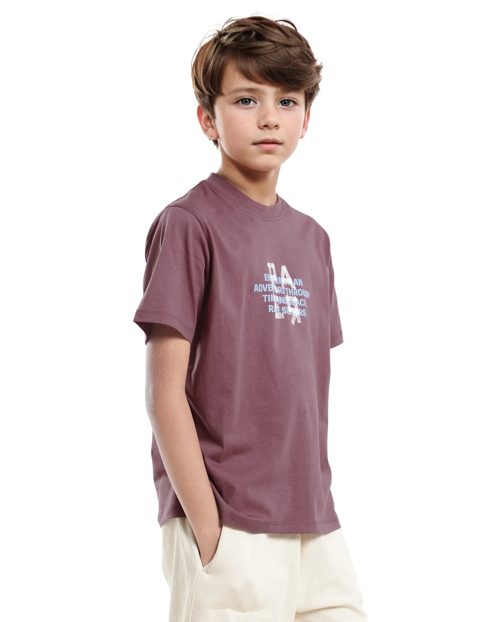 Rare Ones Kids Nova Pink Cotton Half Sleeve Printed Slip-On Closure Regular Fit T-Shirt - Image 7