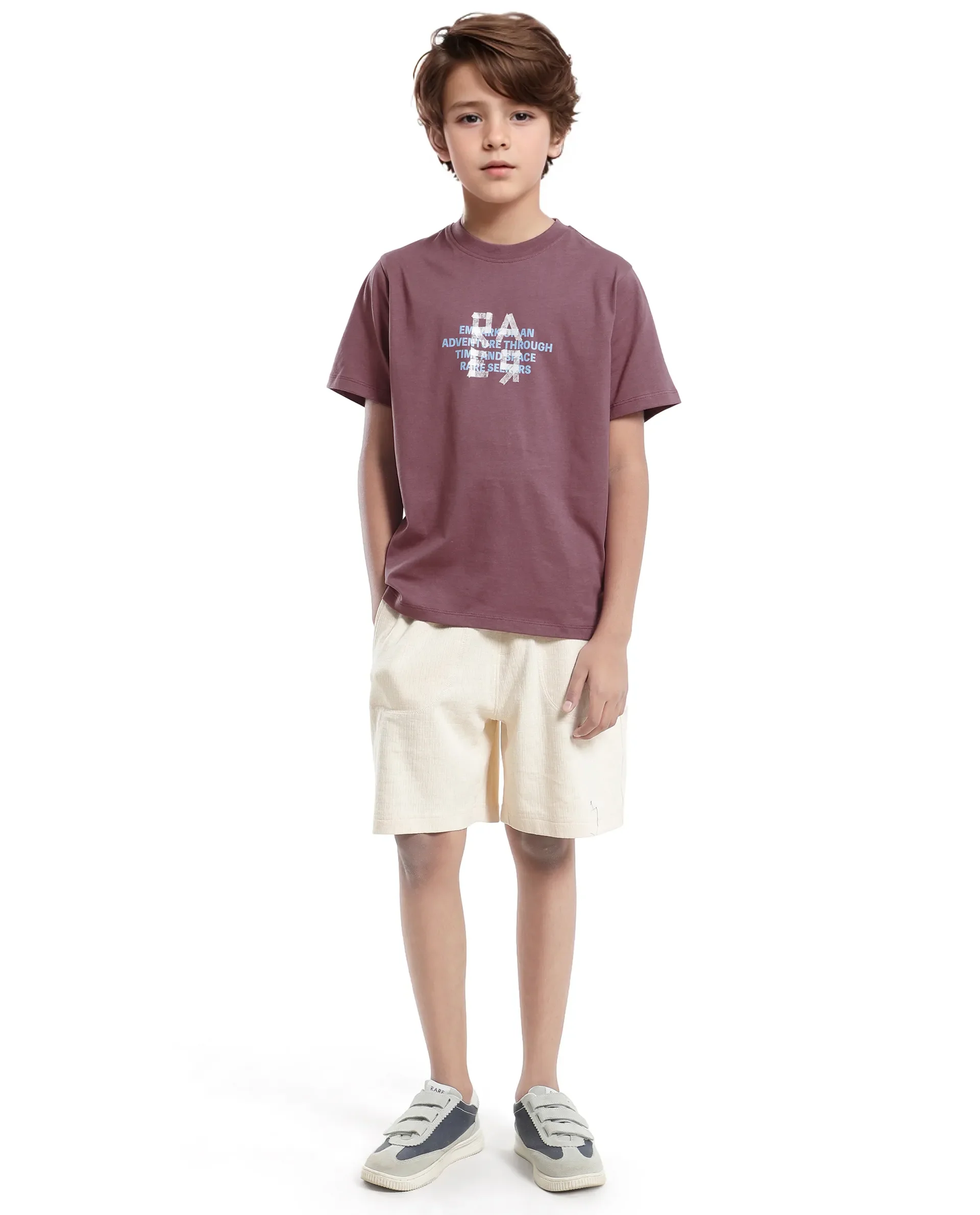 Rare Ones Kids Nova Pink Cotton Half Sleeve Printed Slip-On Closure Regular Fit T-Shirt - Image 8