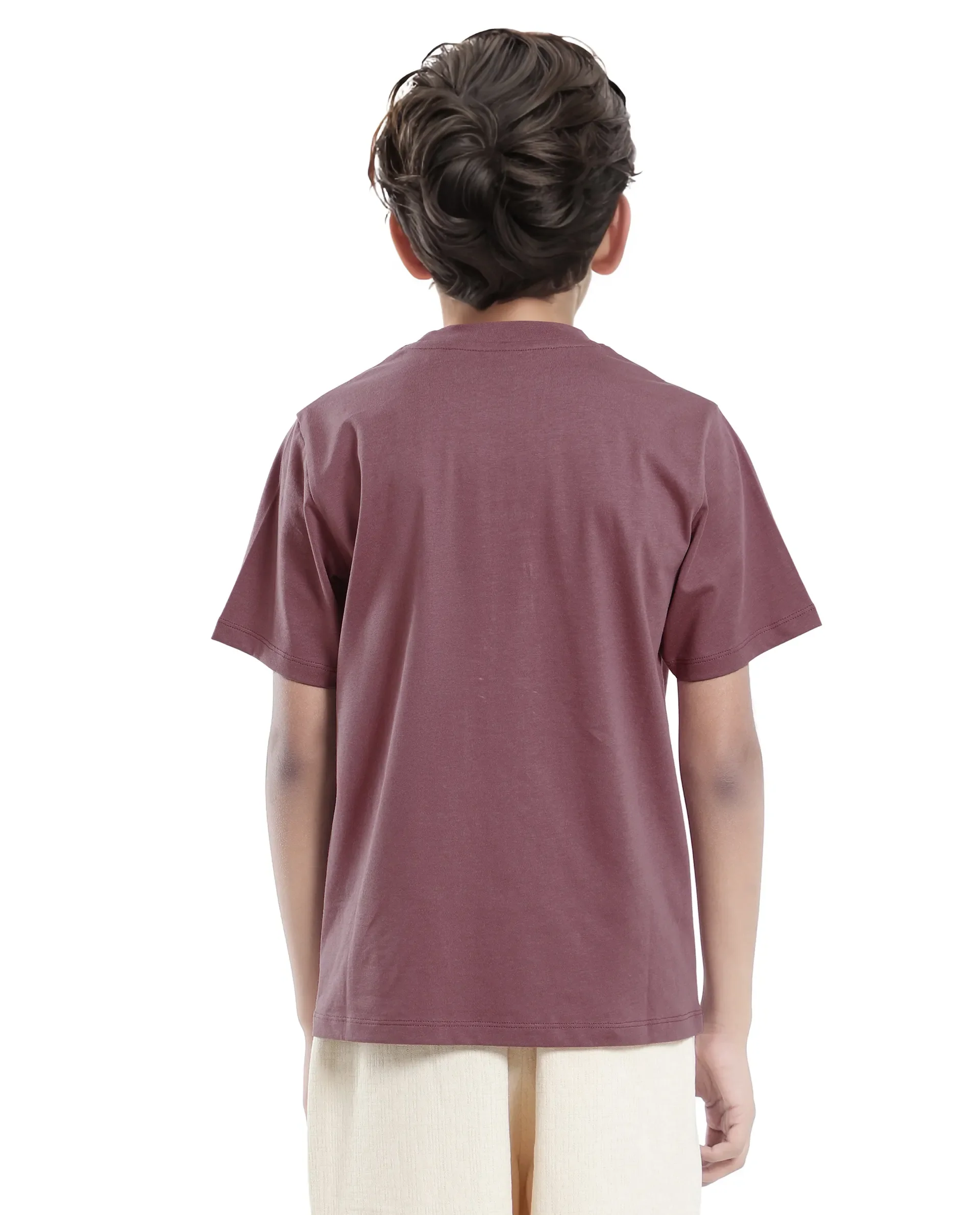Rare Ones Kids Nova Pink Cotton Half Sleeve Printed Slip-On Closure Regular Fit T-Shirt - Image 9