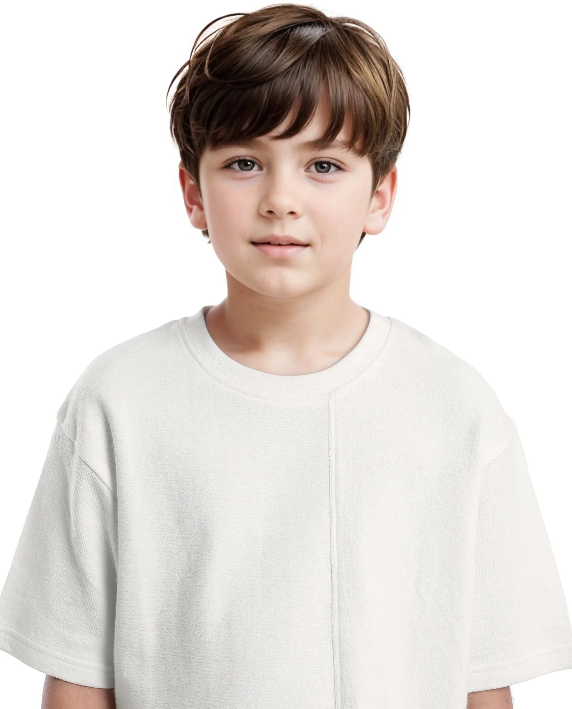 Rare Ones Kids Perg-T White Cotton Short Sleeve Crew Neck Printed T-Shirt - Image 5