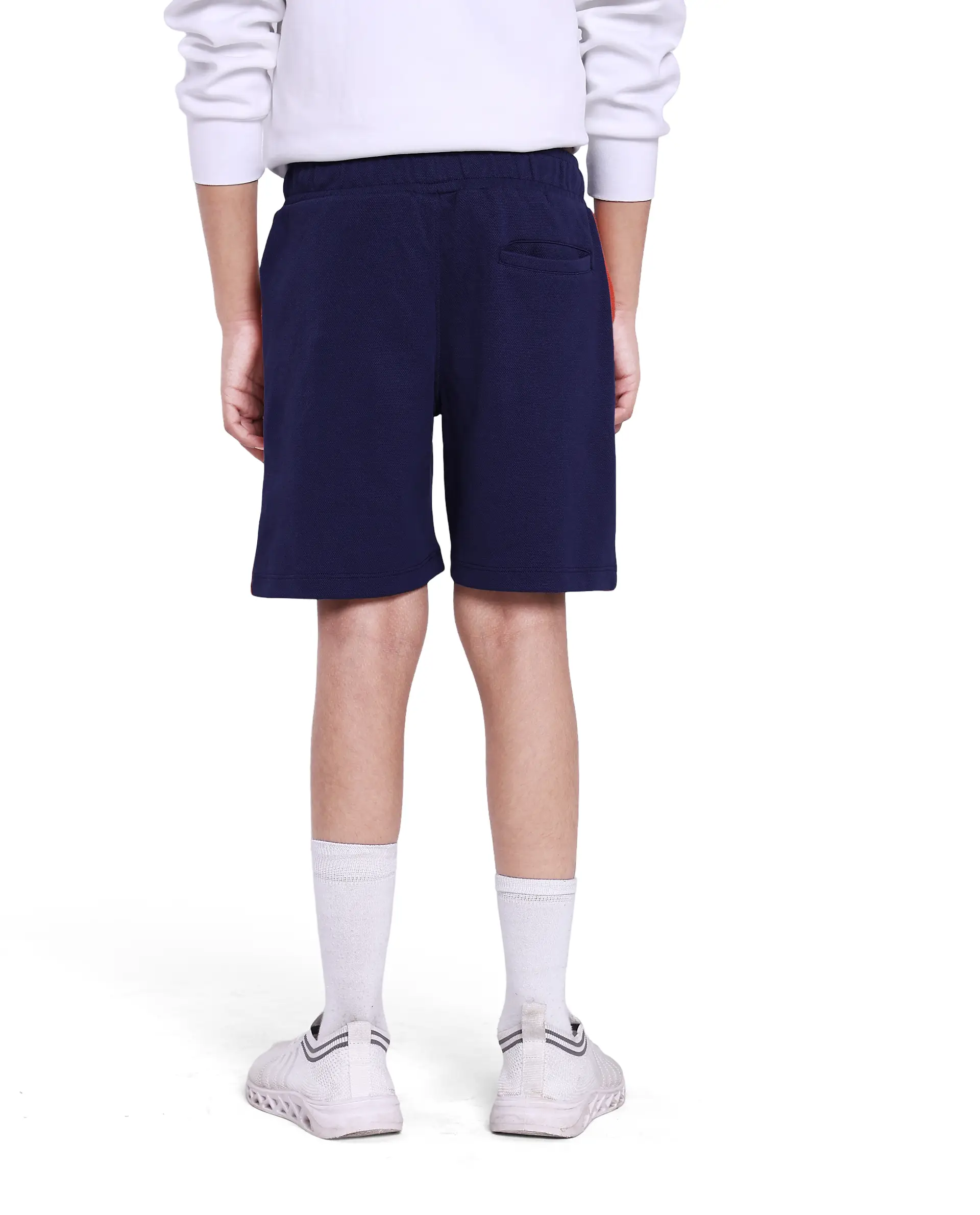 Rare Ones Kids Rider Navy Cotton Poly Cut And Sew Shorts - Image 7