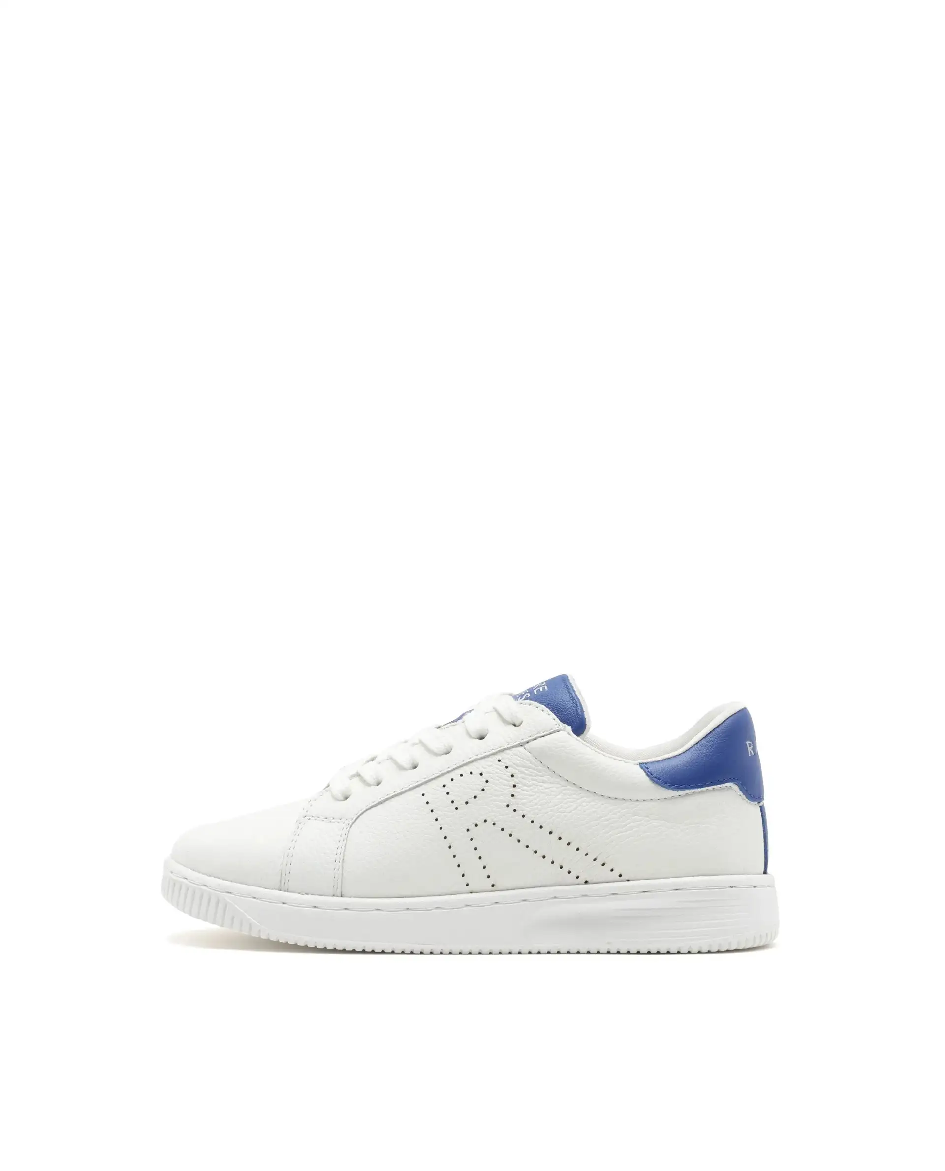 Rare Ones Kids Rock Blue Leather Lace-Up Sneaker