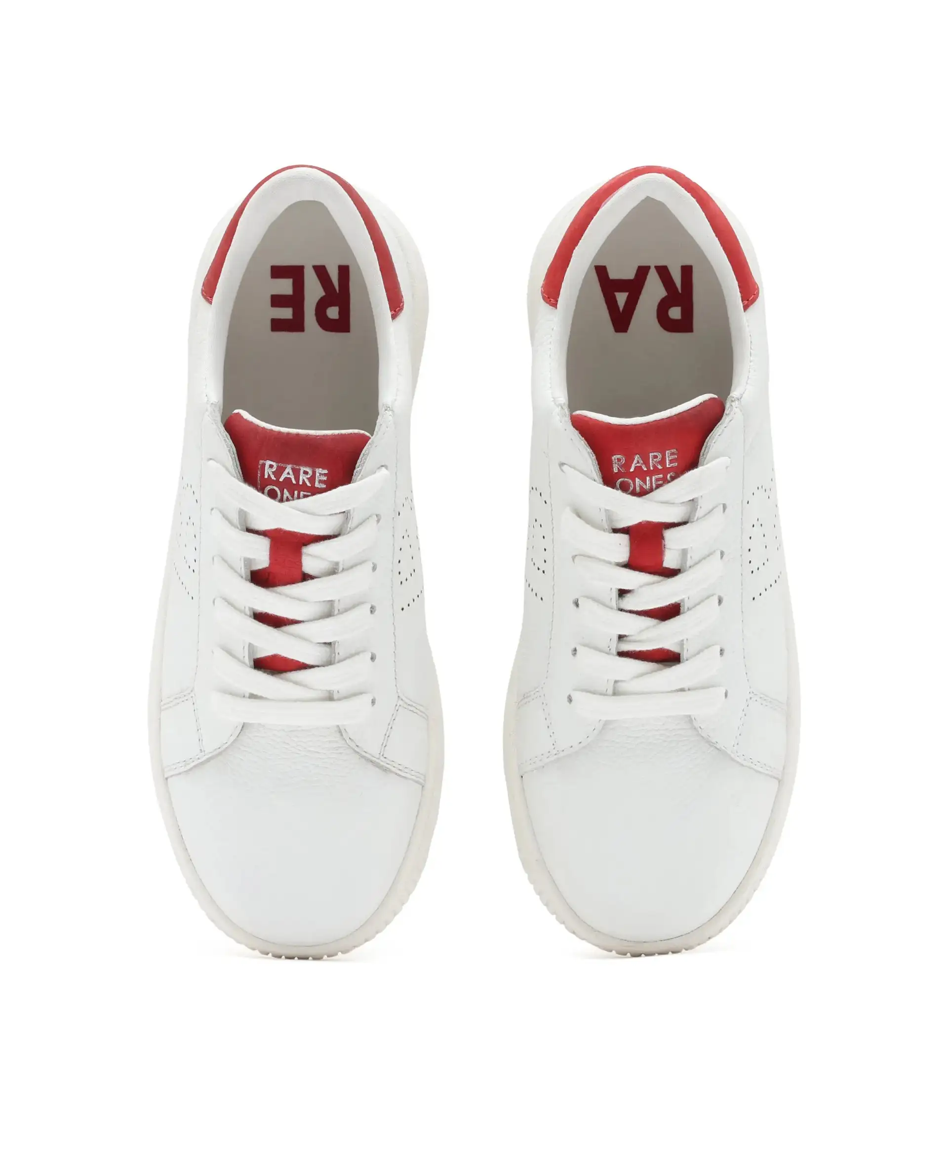 Rare Ones Kids Rock Red Leather Lace-Up Sneaker - Image 4