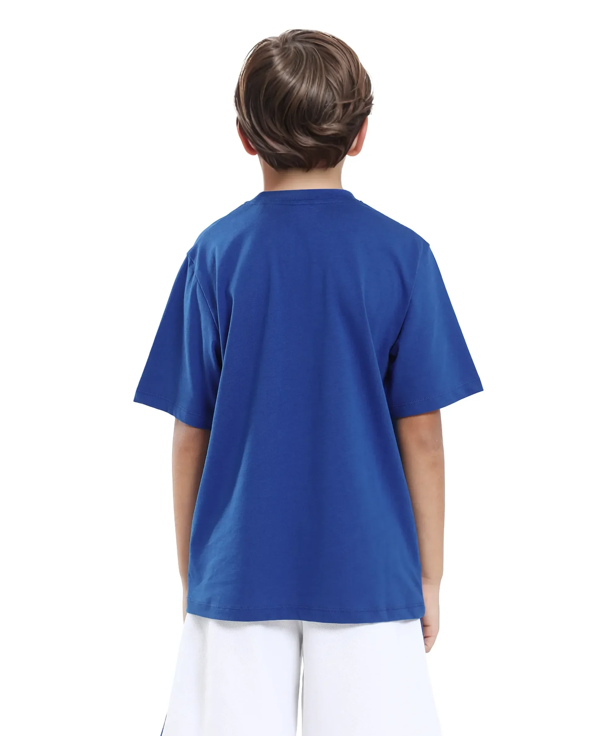 Rare Ones Kids Ronal Blue Cotton Half Sleeve Printed Slip-On Closure Regular Fit T-Shirt - Image 7