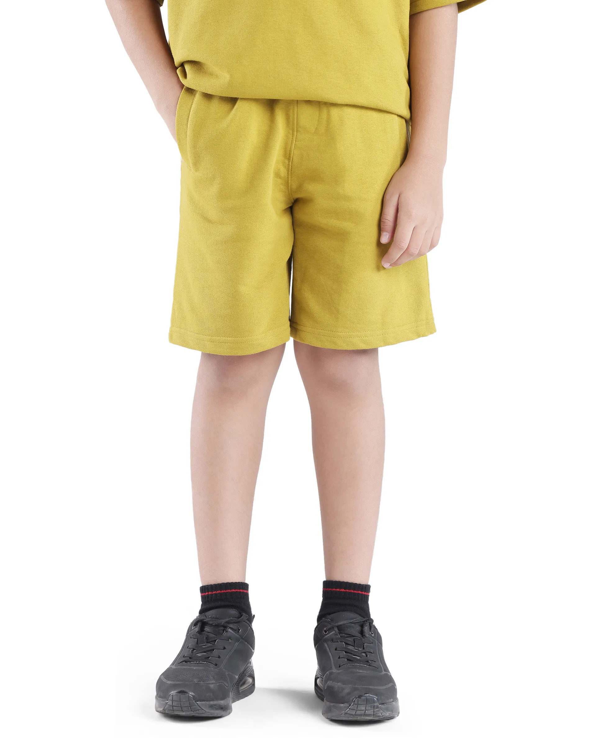 Rare Ones Kids San Olive Cotton Regular Fit Applique Short - Image 2