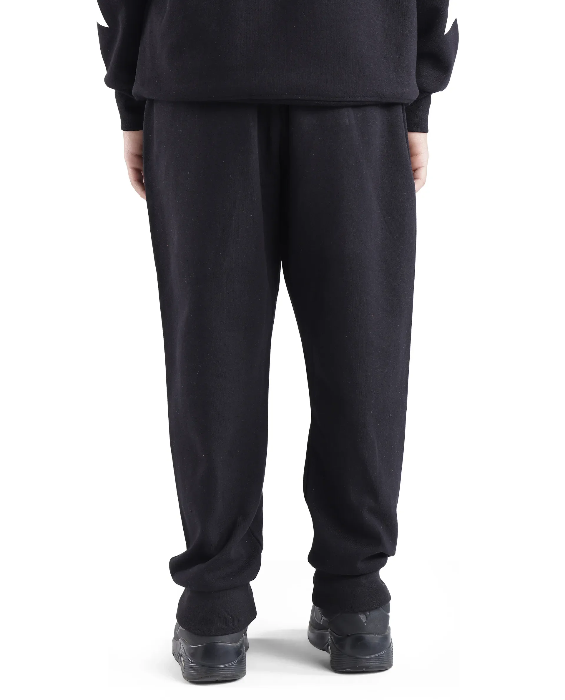 Rare Ones Kids Sero Black Cotton Poly Drawstring Printed Trackpant - Image 5