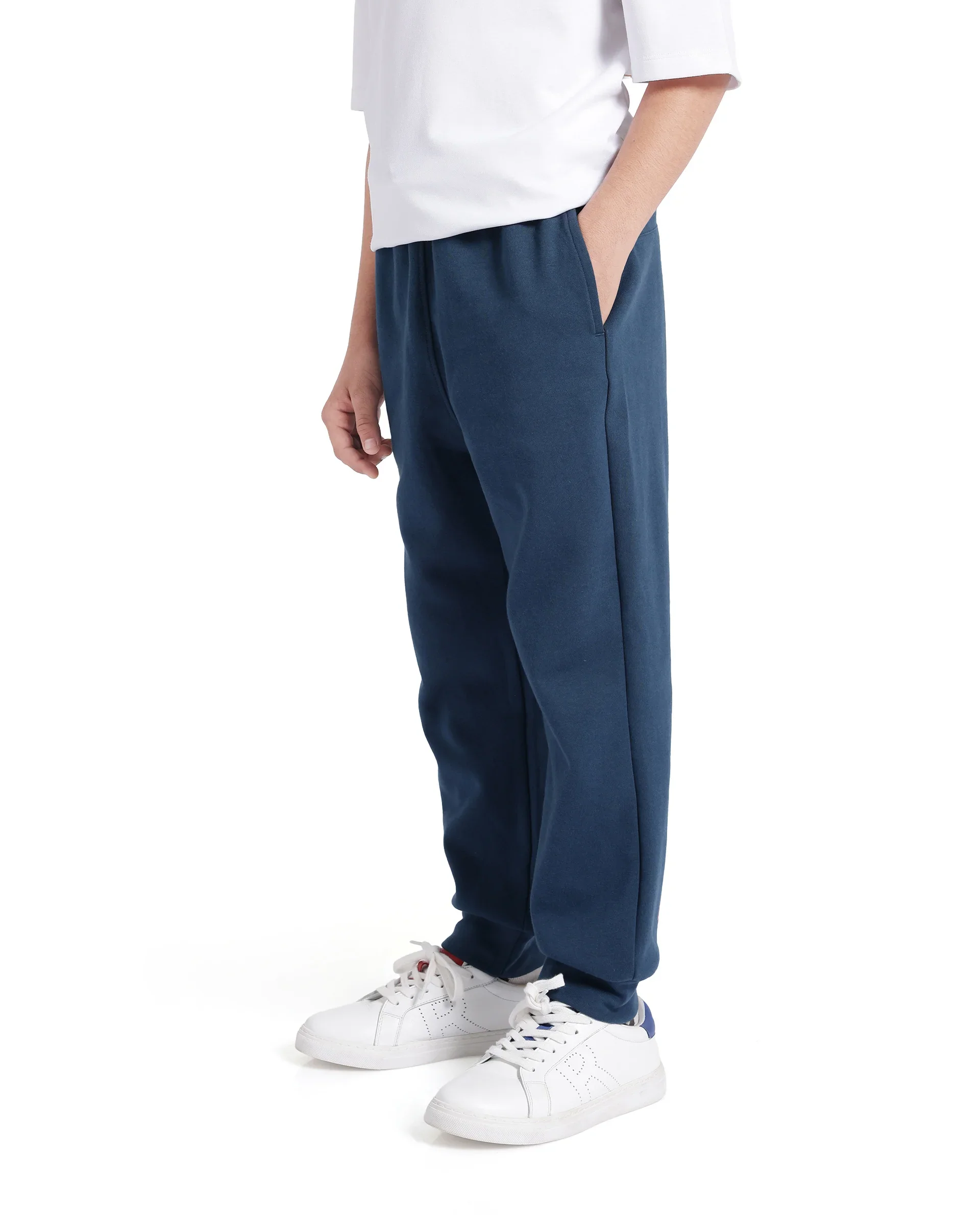 Rare Ones Kids Sero Dark Teal Cotton Poly Drawstring Printed Trackpant - Image 5