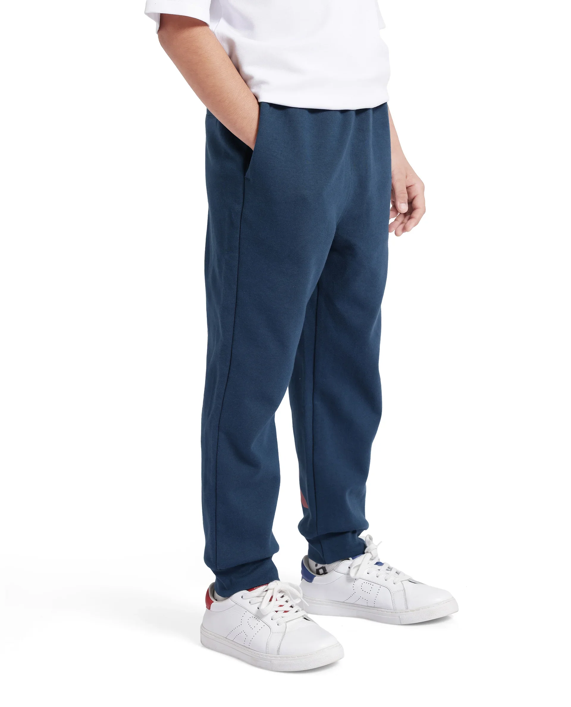 Rare Ones Kids Sero Dark Teal Cotton Poly Drawstring Printed Trackpant - Image 6