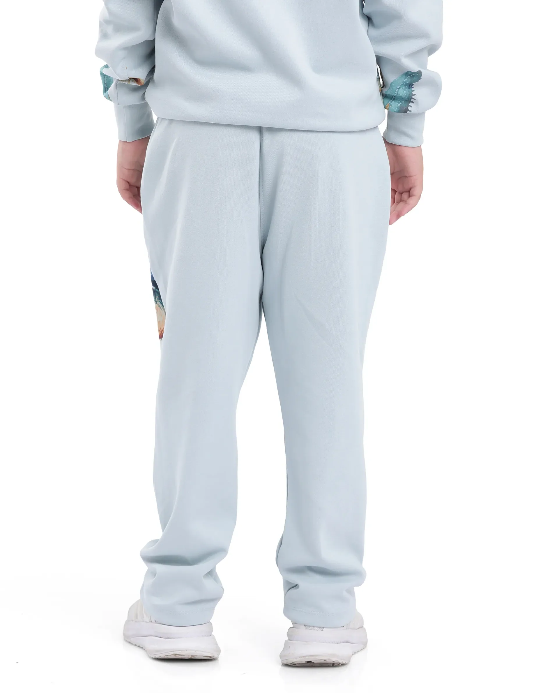 Rare Ones Kids Sims Pastel Blue Cotton Poly Digital Print Trackpant - Image 8