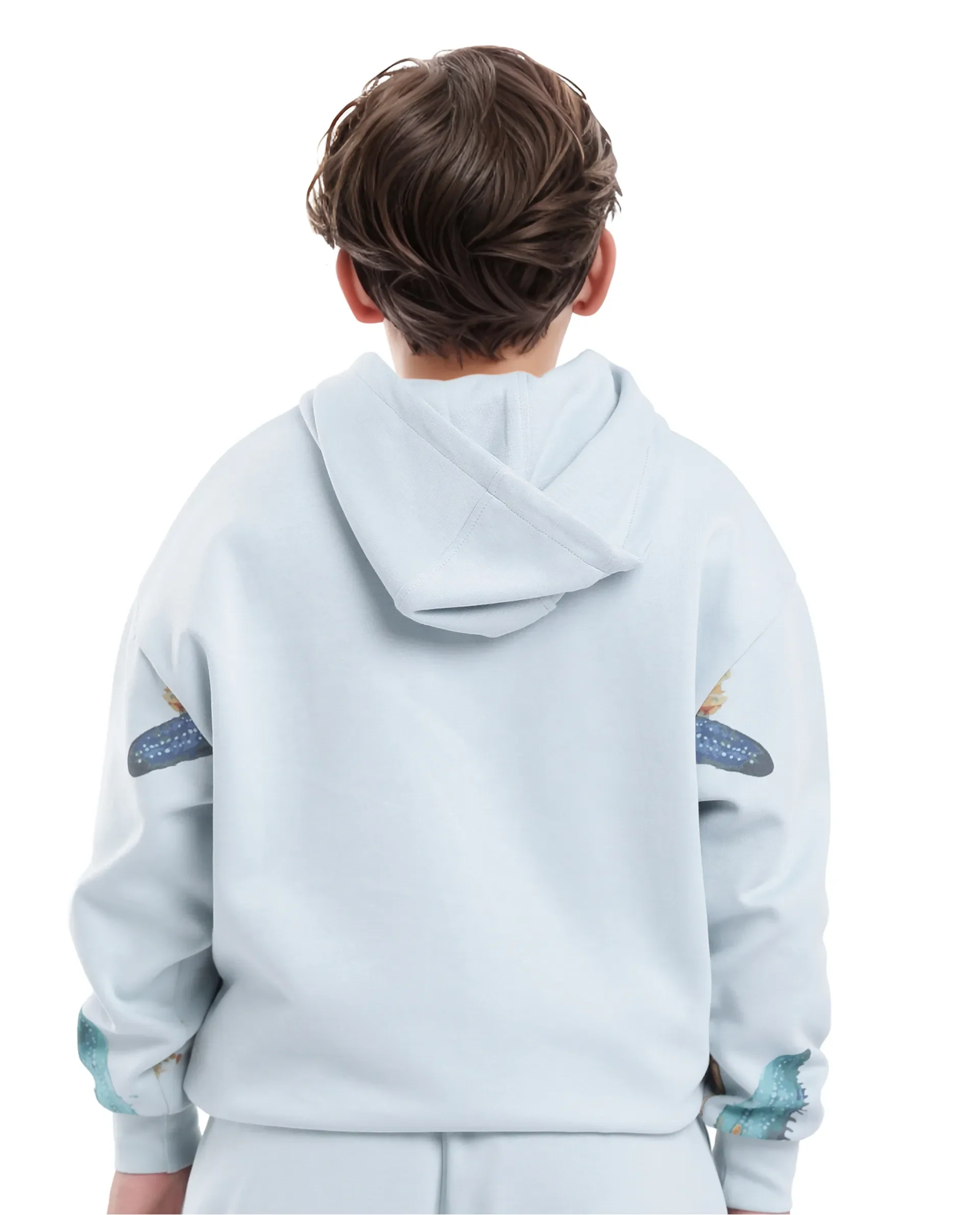 Rare Ones Kids Simson Pastel Blue Cotton Poly Full Sleeve Digital Print Sweatshirt - Image 8