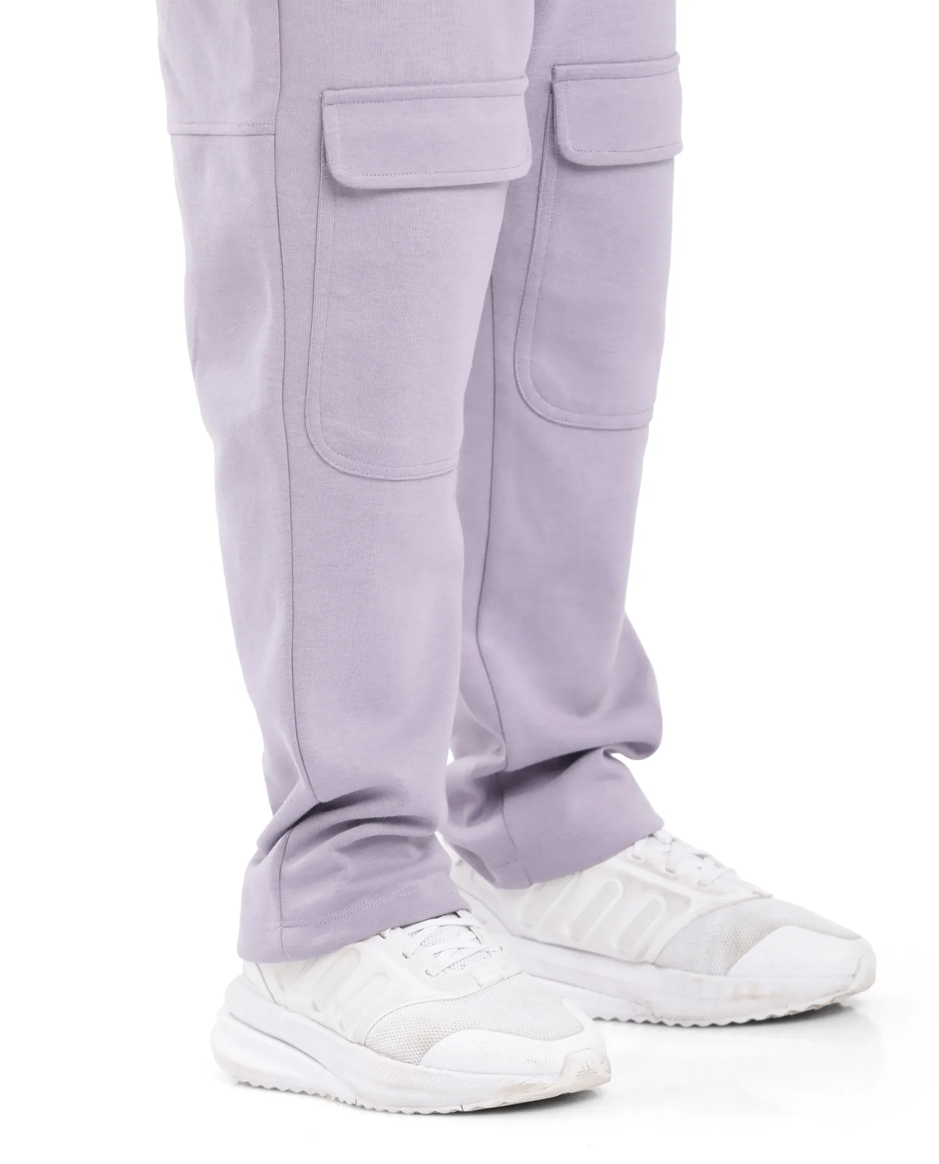 Rare Ones Kids Tami Dusky Purple Cotton Poly Regular Fit Multipocket Solid Trackpant - Image 6