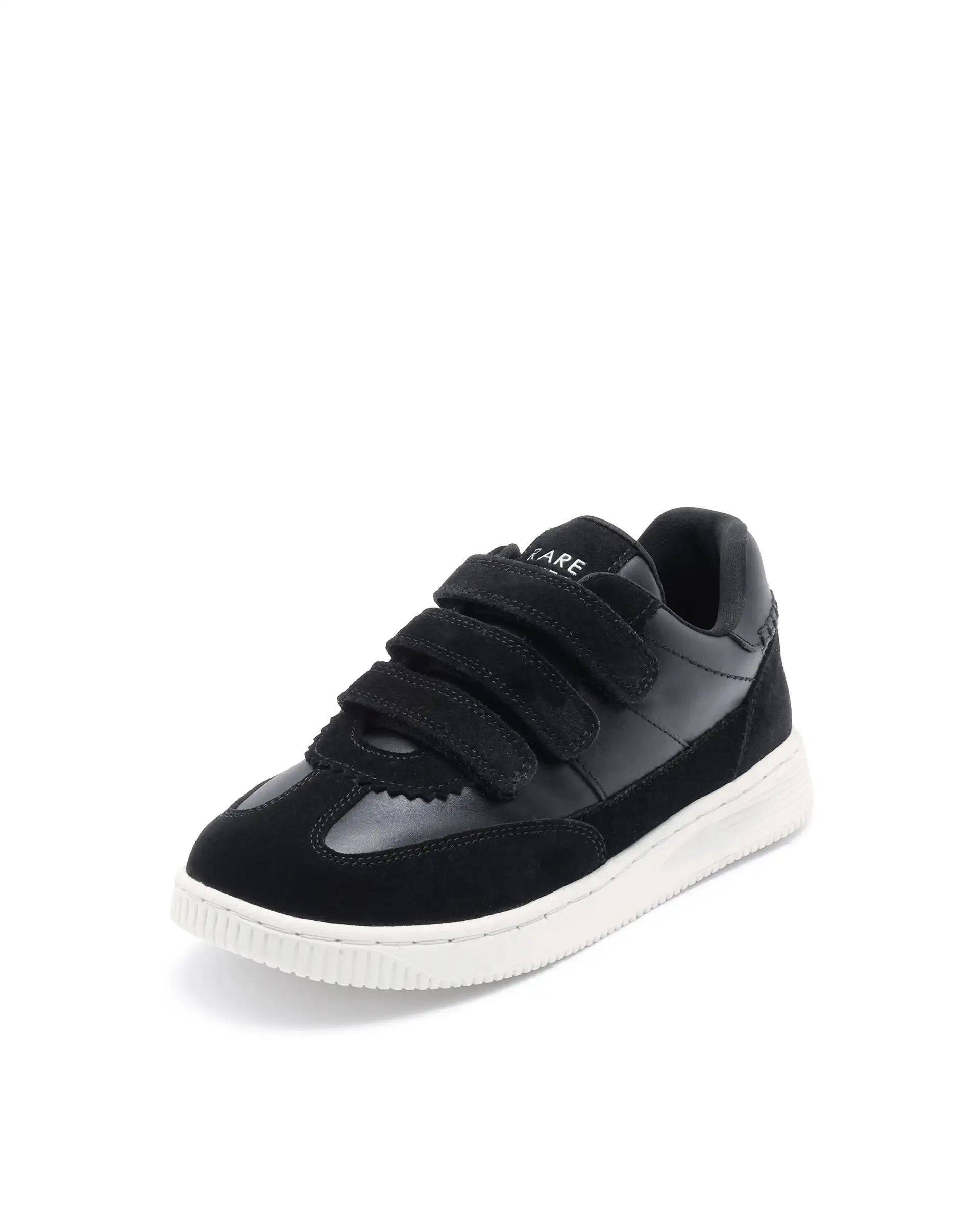 Rare Ones Kids Walc Black Leather Riptape Fastening Sneaker - Image 7