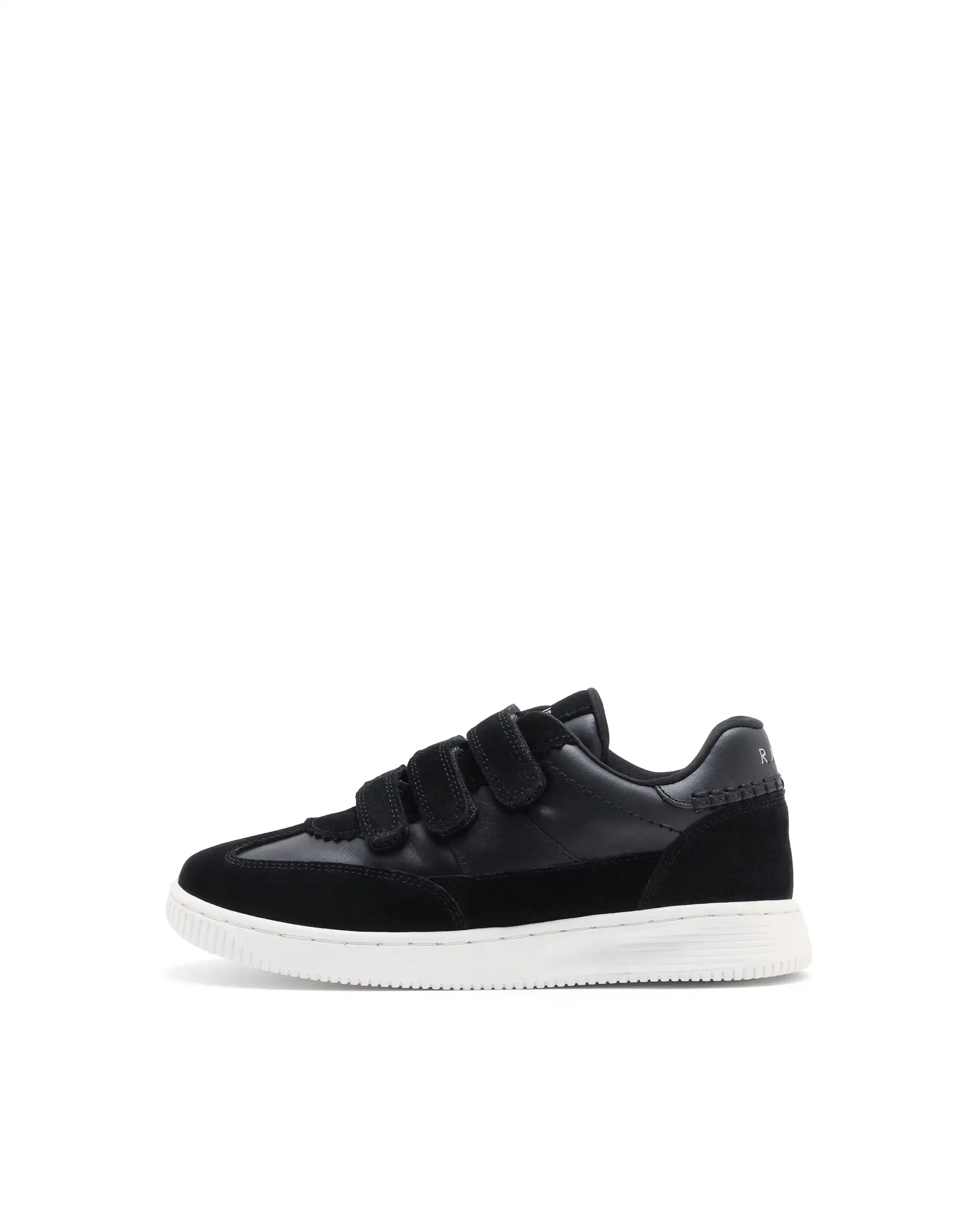 Rare Ones Kids Walc Black Leather Riptape Fastening Sneaker - Image 8