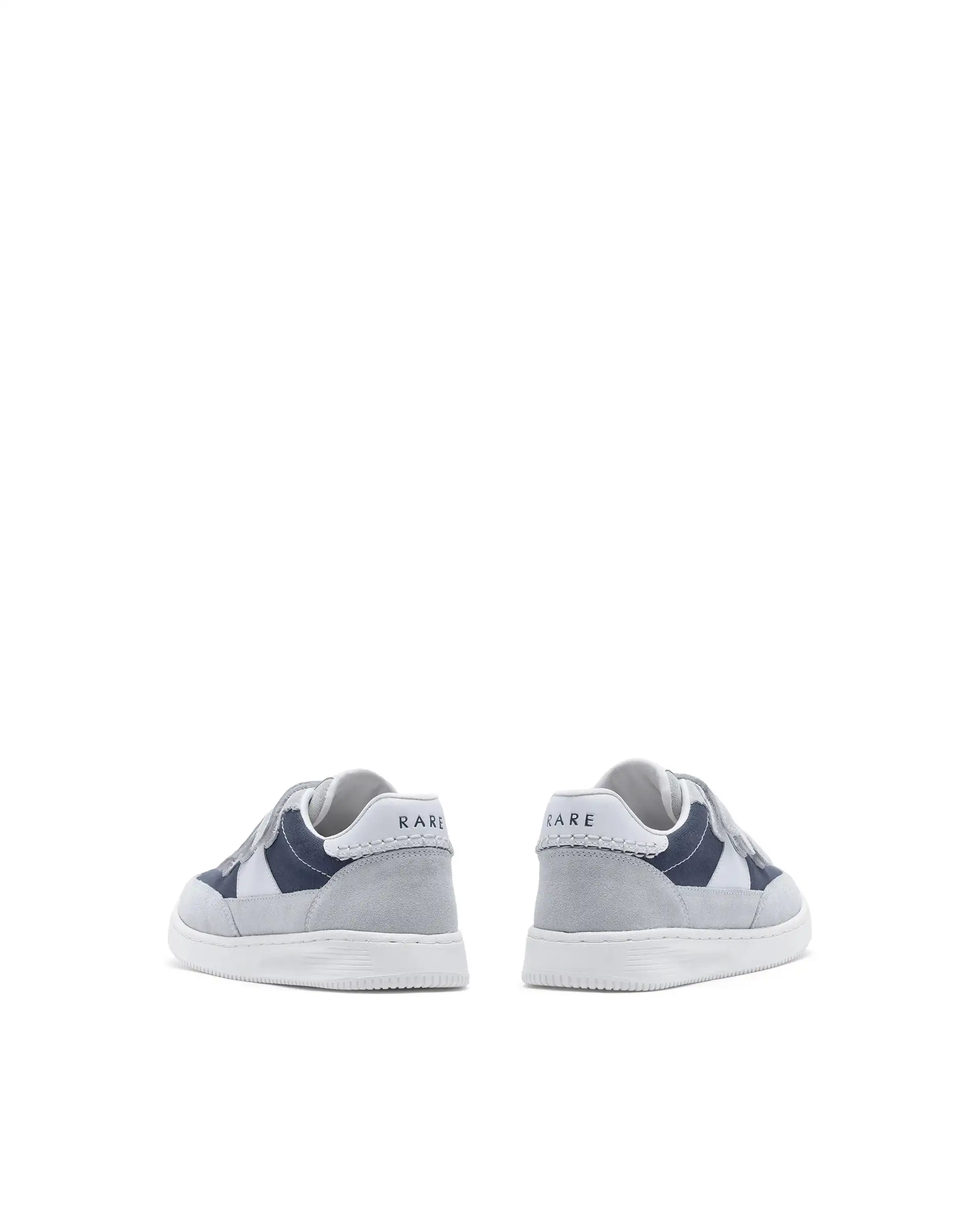 Rare Ones Kids Walc Navy Leather Riptape Fastening Sneaker - Image 5