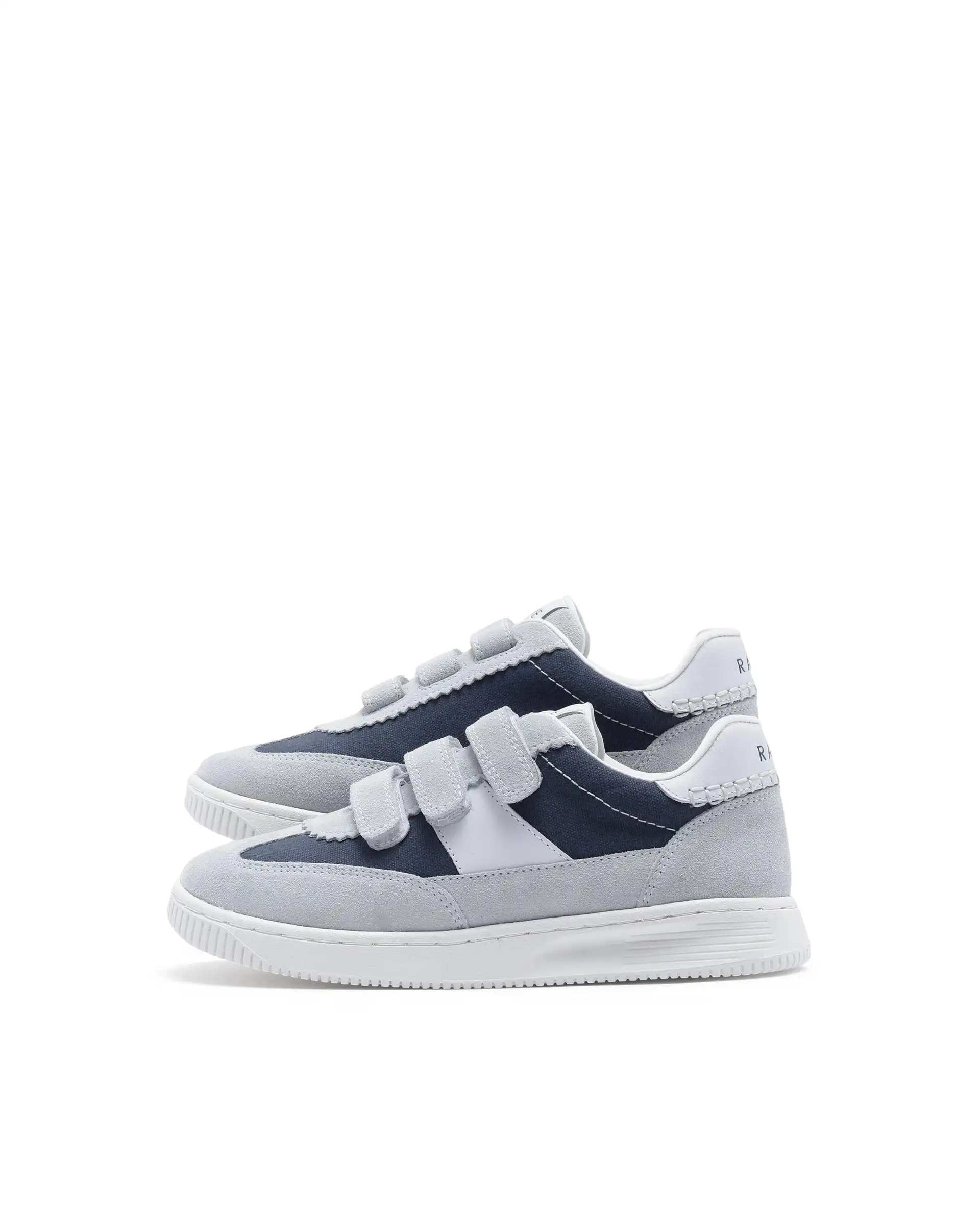 Rare Ones Kids Walc Navy Leather Riptape Fastening Sneaker - Image 6