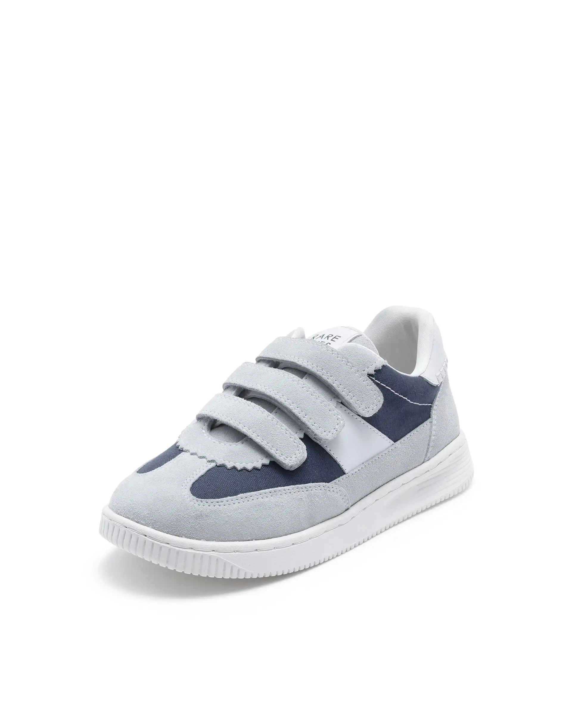 Rare Ones Kids Walc Navy Leather Riptape Fastening Sneaker - Image 7