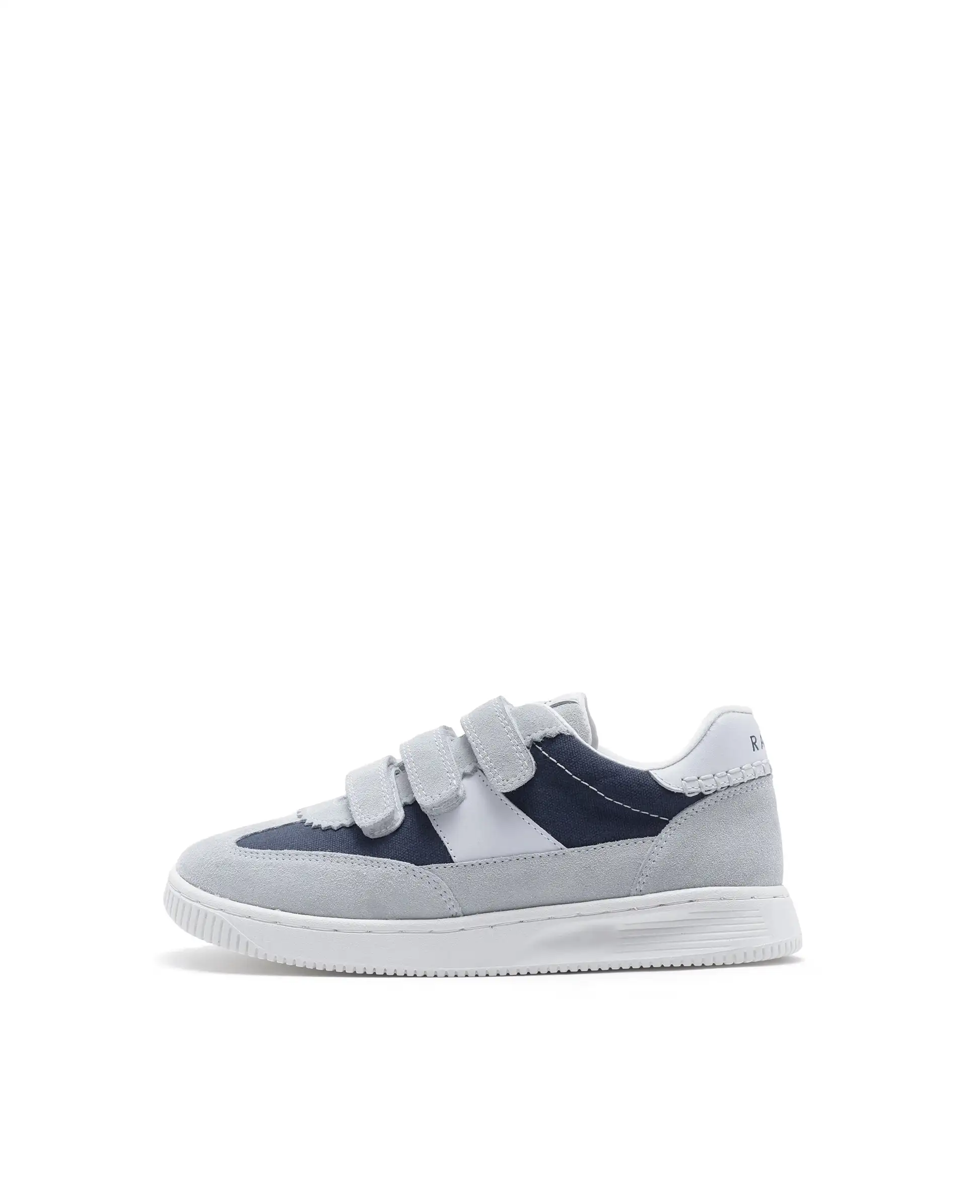 Rare Ones Kids Walc Navy Leather Riptape Fastening Sneaker - Image 8
