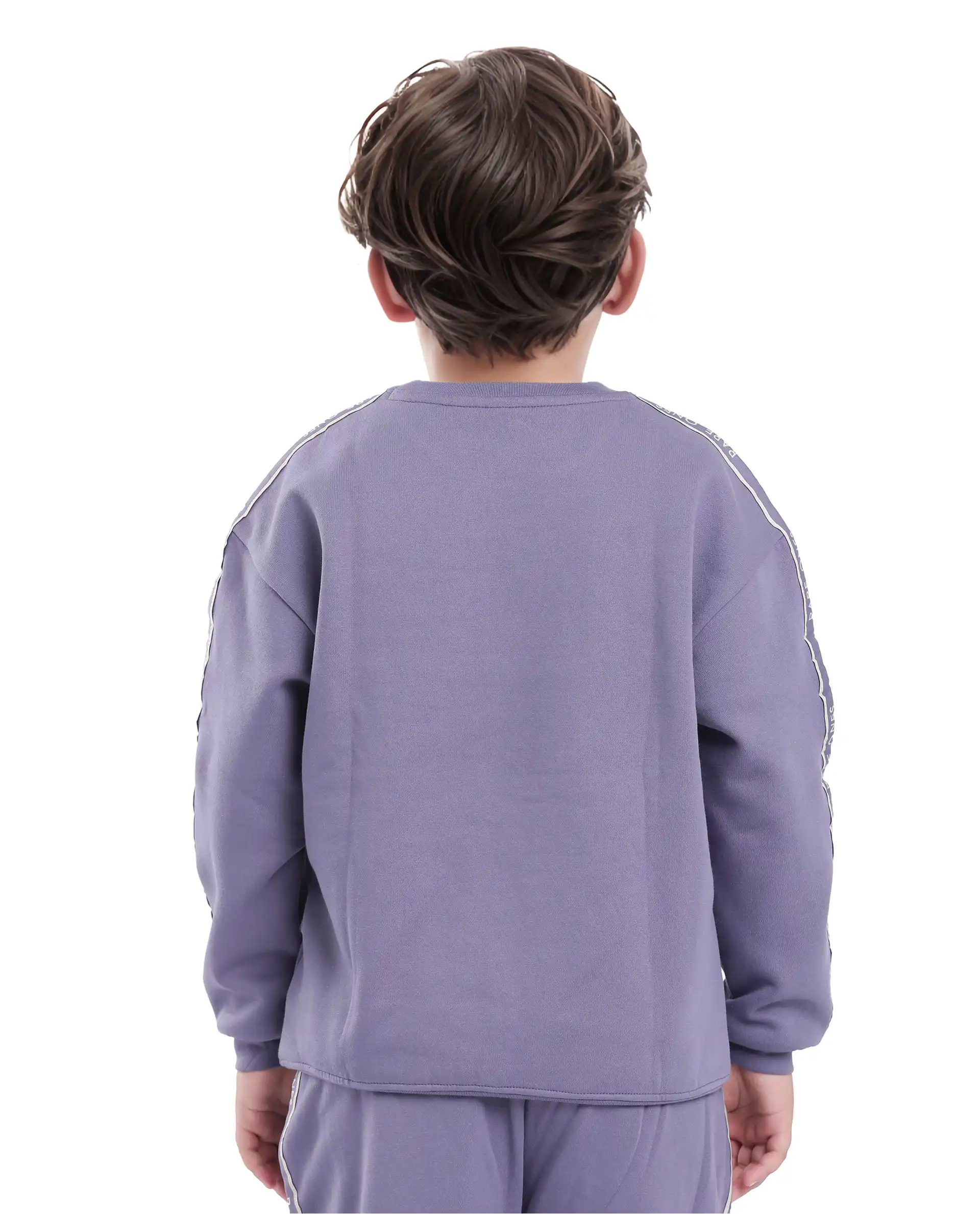 Rare Ones Kids Zet Light Purple Cotton Poly Full Sleeve Puff Print Sweatshirt - Image 9