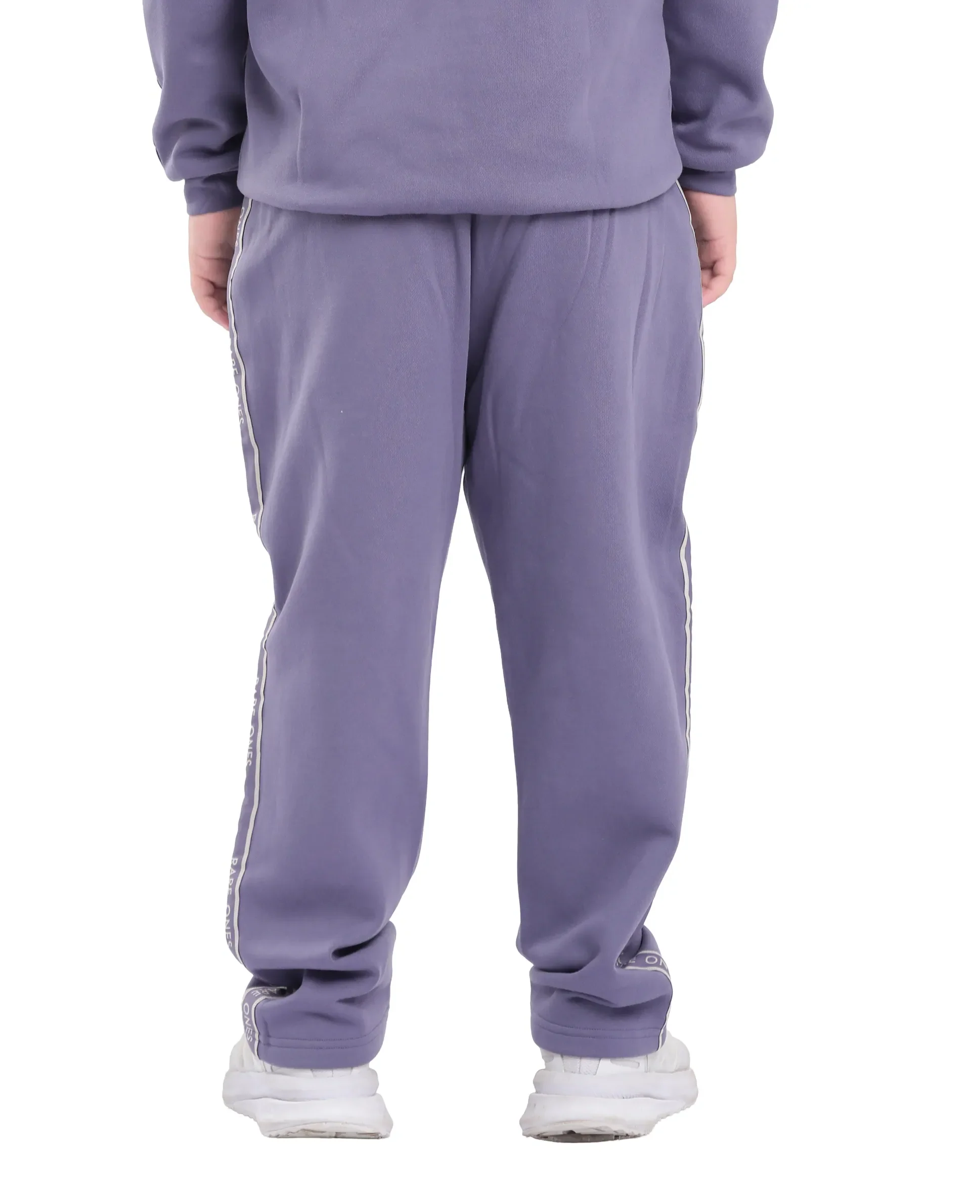 Rare Ones Kids Zeto Light Purple Cotton Poly Applique Drawstring Closure Trackpant - Image 9