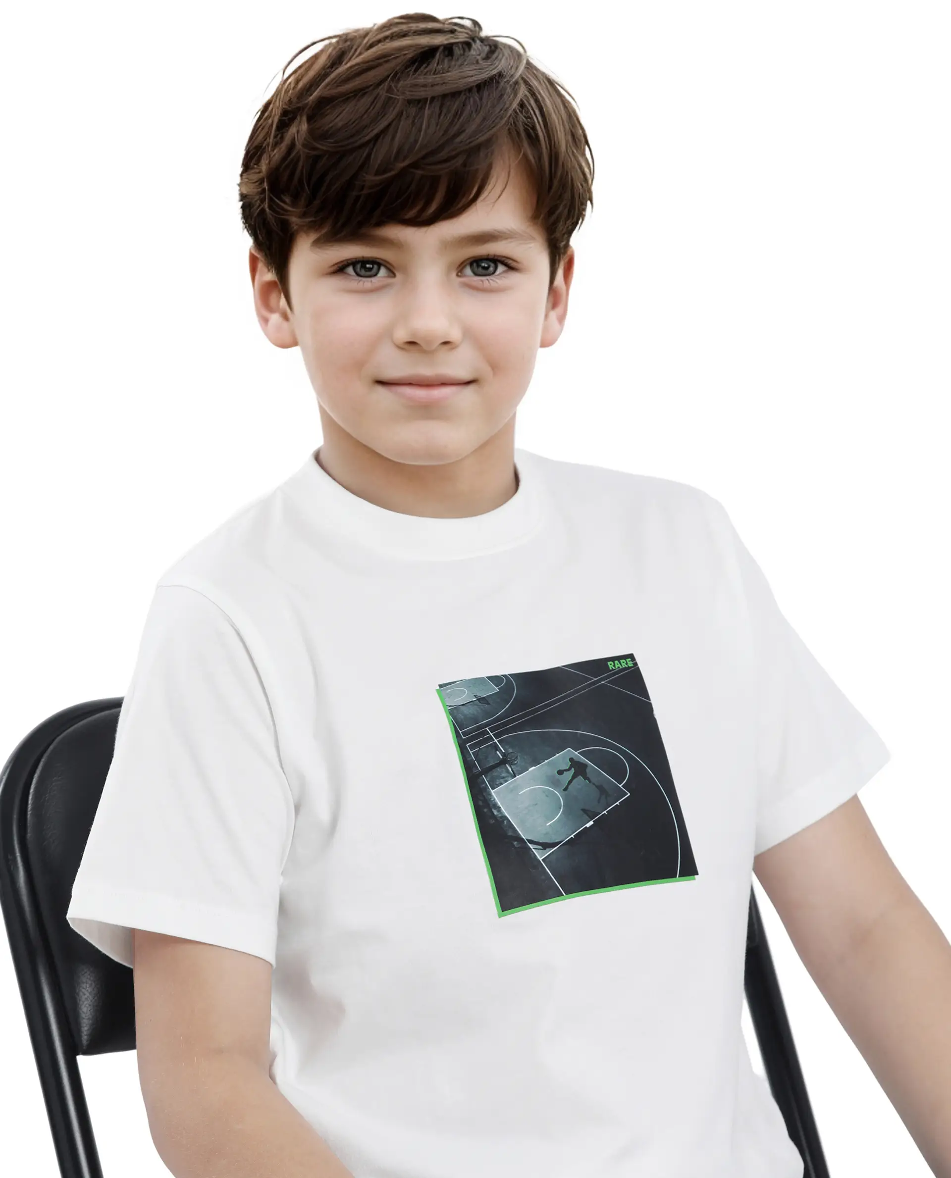 Rare Ones Kids Zion Off White Cotton Half Sleeve Graphic Print Slip-On Closure Regular Fit T-Shirt - Image 2