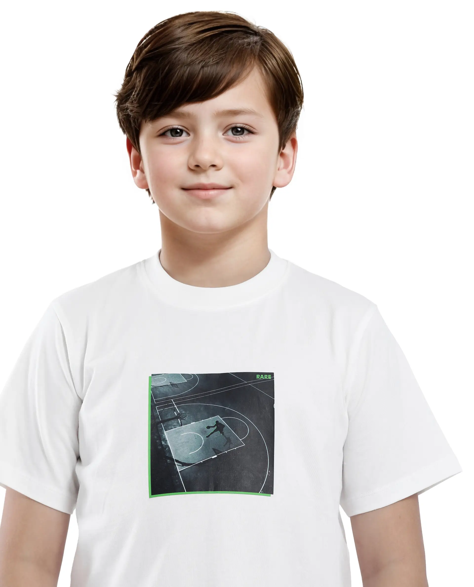 Rare Ones Kids Zion Off White Cotton Half Sleeve Graphic Print Slip-On Closure Regular Fit T-Shirt - Image 4