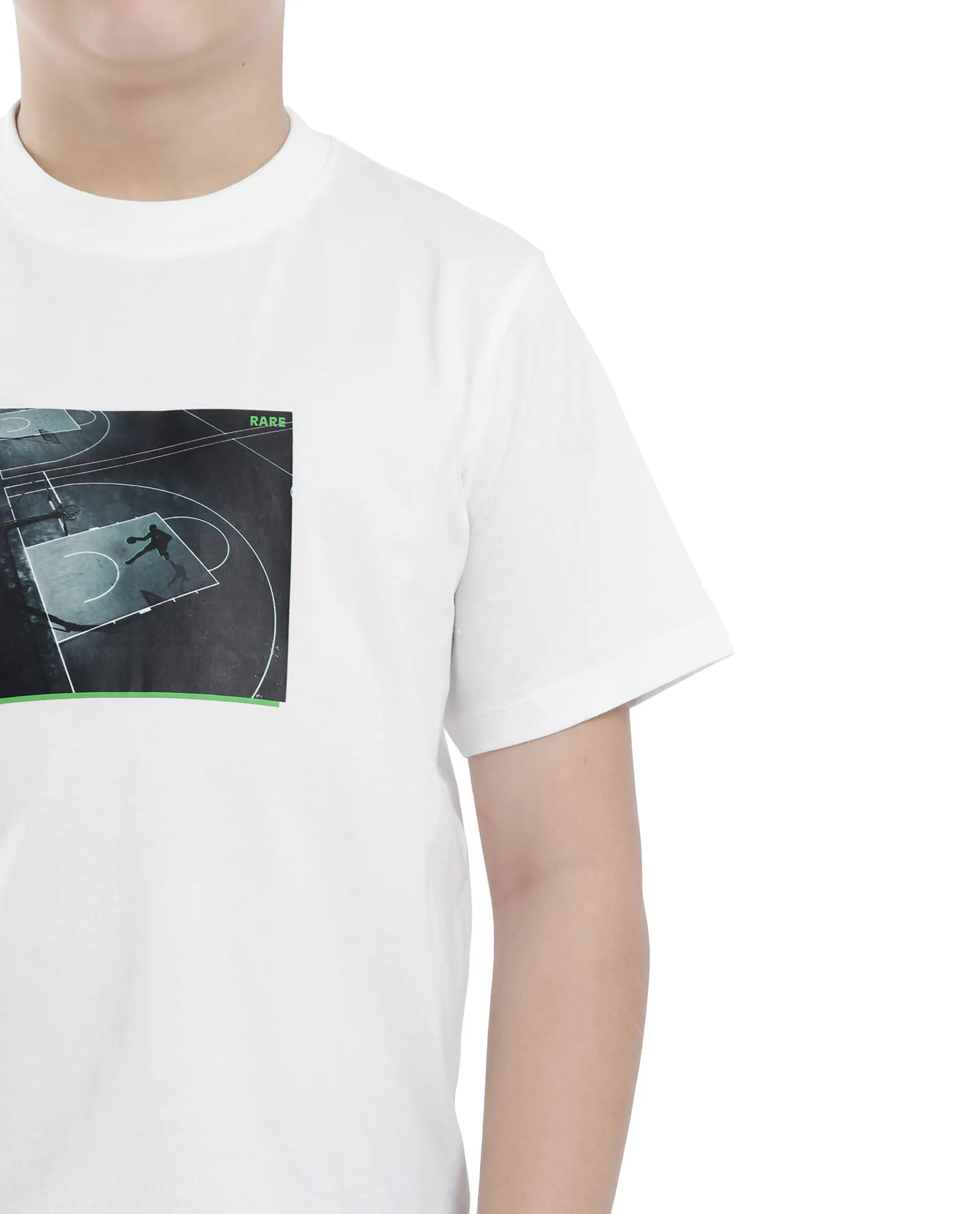Rare Ones Kids Zion Off White Cotton Half Sleeve Graphic Print Slip-On Closure Regular Fit T-Shirt - Image 5