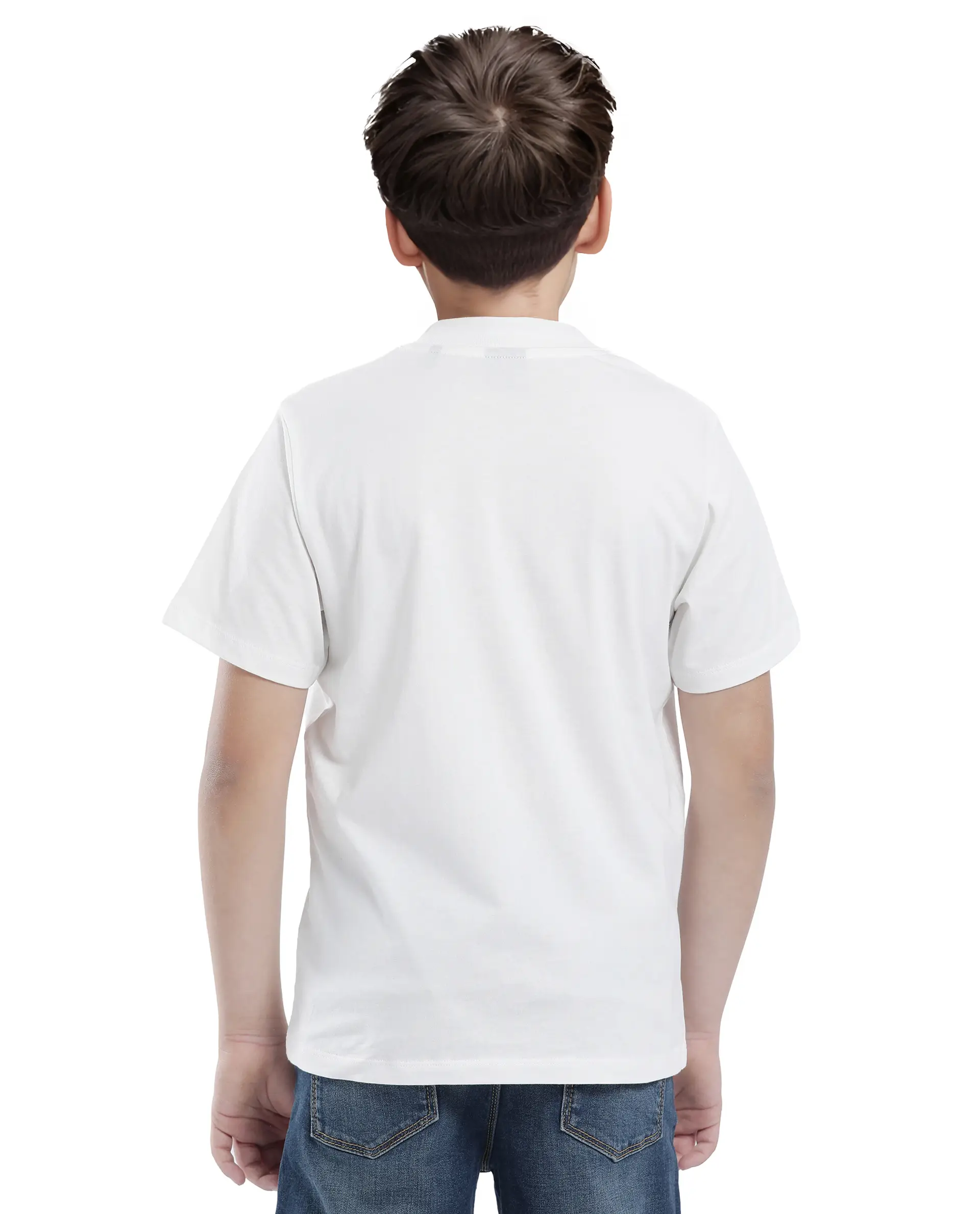 Rare Ones Kids Zion Off White Cotton Half Sleeve Graphic Print Slip-On Closure Regular Fit T-Shirt - Image 8