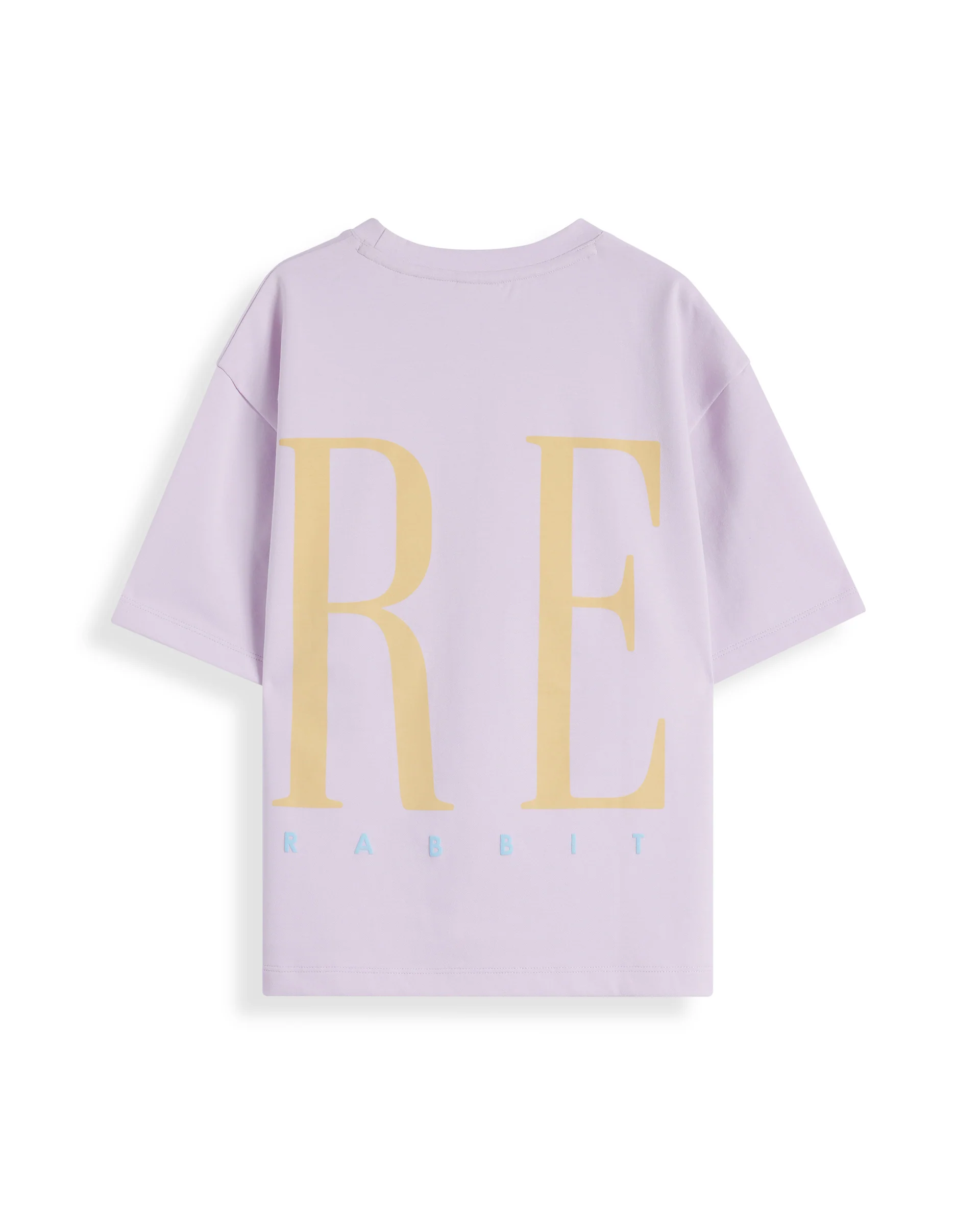 Rare Ones Kids Kin Purple Cotton Half Sleeves Crew Neck Oversized Fit Graphic Print T-Shirt - Image 3